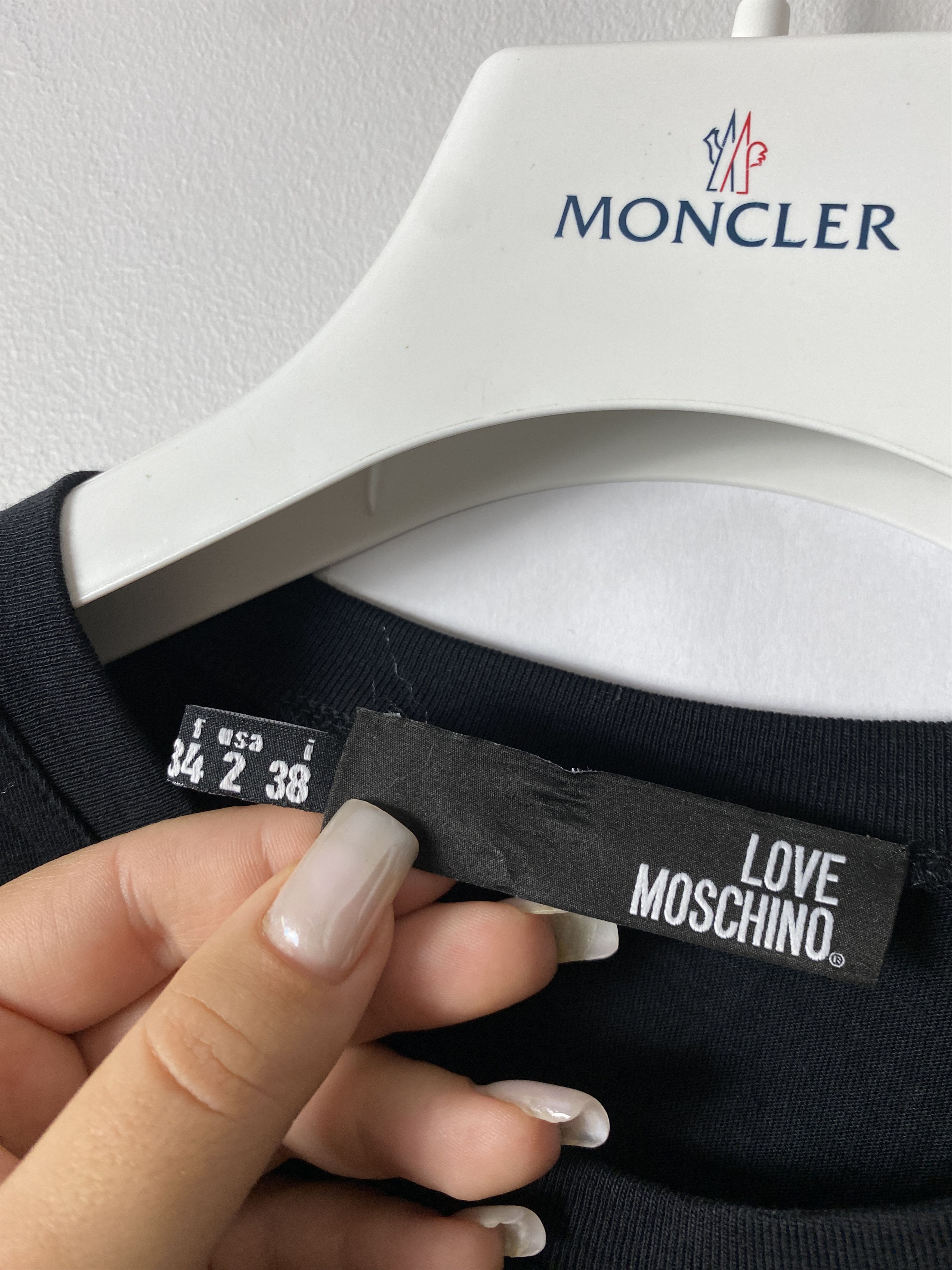 Love Moschino Love Moschino big logo t-shirt tee Size XS / US 0-2 / IT 36-38 - 3 Thumbnail