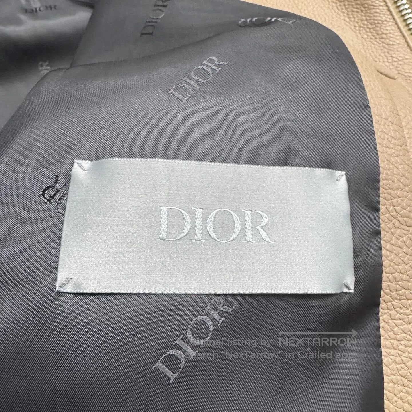 Dior beige shearling collar jacket from Dior. Size US XXL / EU 58 / 5 - 3 Thumbnail