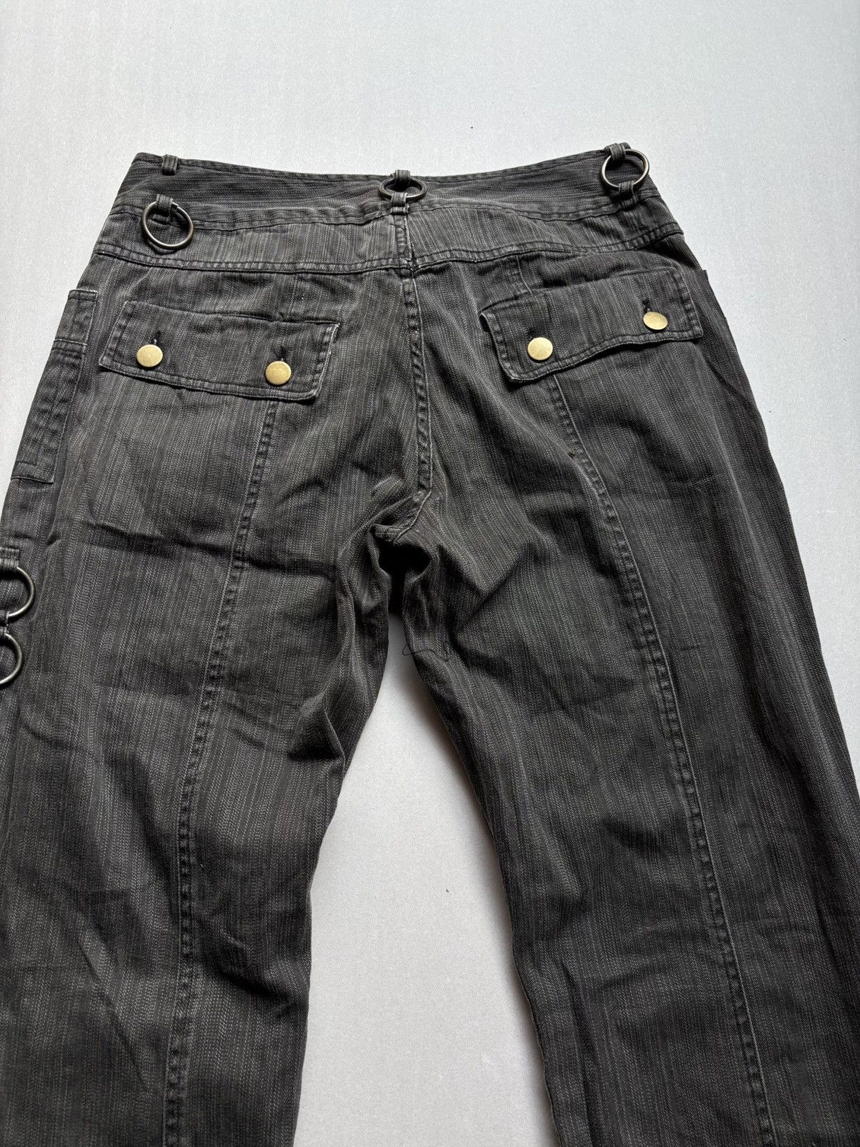 Japanese Brand DAILY NEWS lace up flare pants Size US 29 - 4 Thumbnail