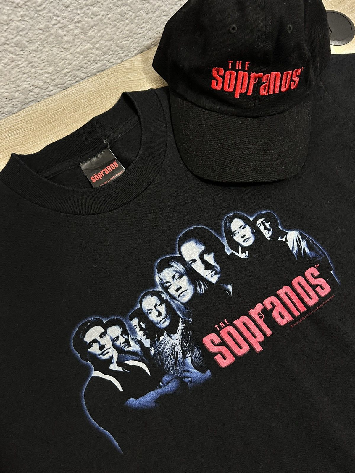 Other THE SOPRANOS SHIRT & CAP VINTAGE 2000 Size US XL / EU 56 / 4 - 8 Thumbnail