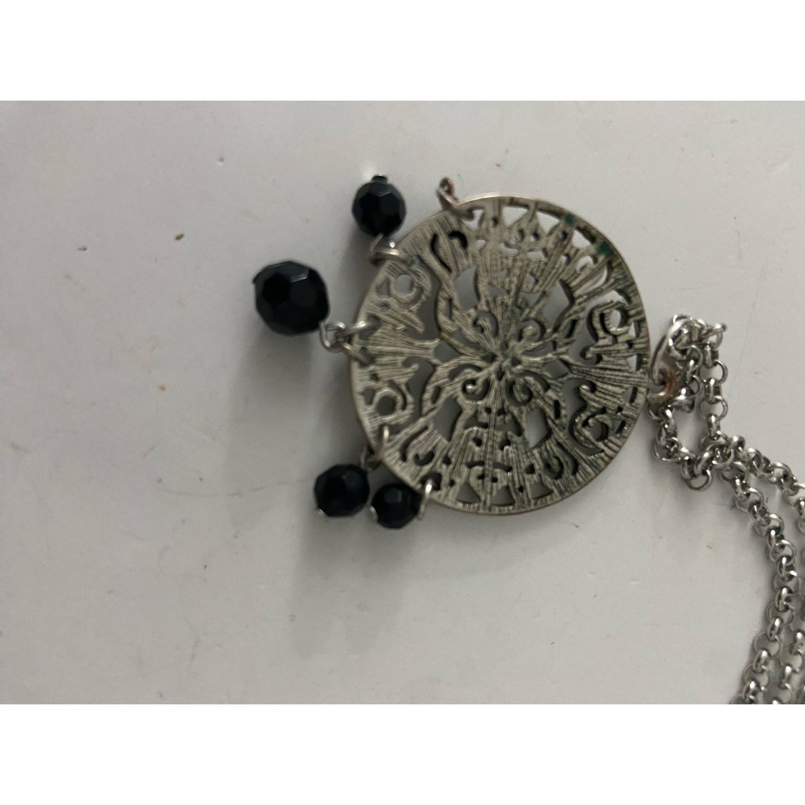 Other Long chain necklace with Upcycled pendant Size ONE SIZE - 2 Thumbnail