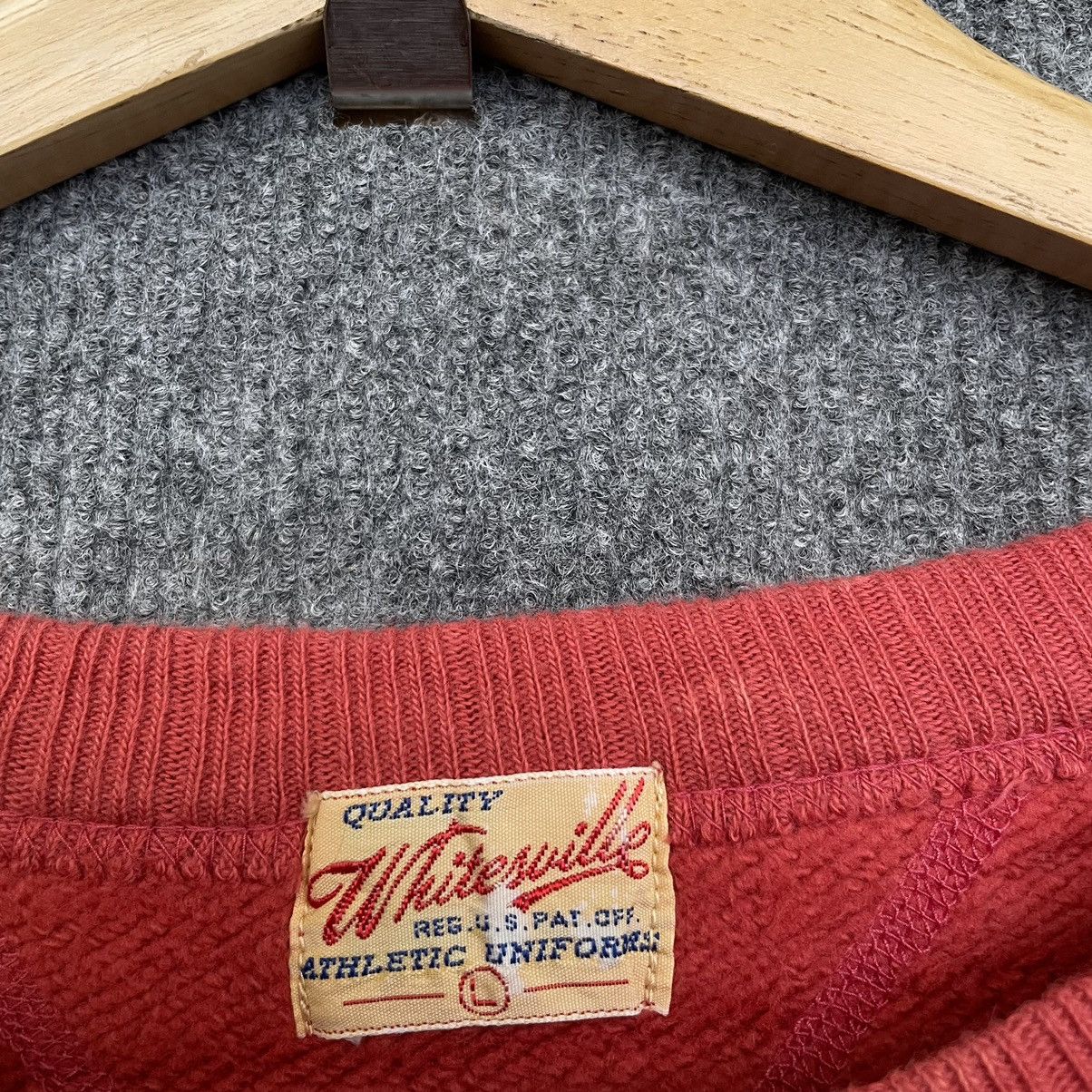 Toyo Enterprises × Whitesville Vintage Red Acid Wash Heavyweight Crewneck Sweatshirt Size US L / EU 52-54 / 3 - 3 Thumbnail
