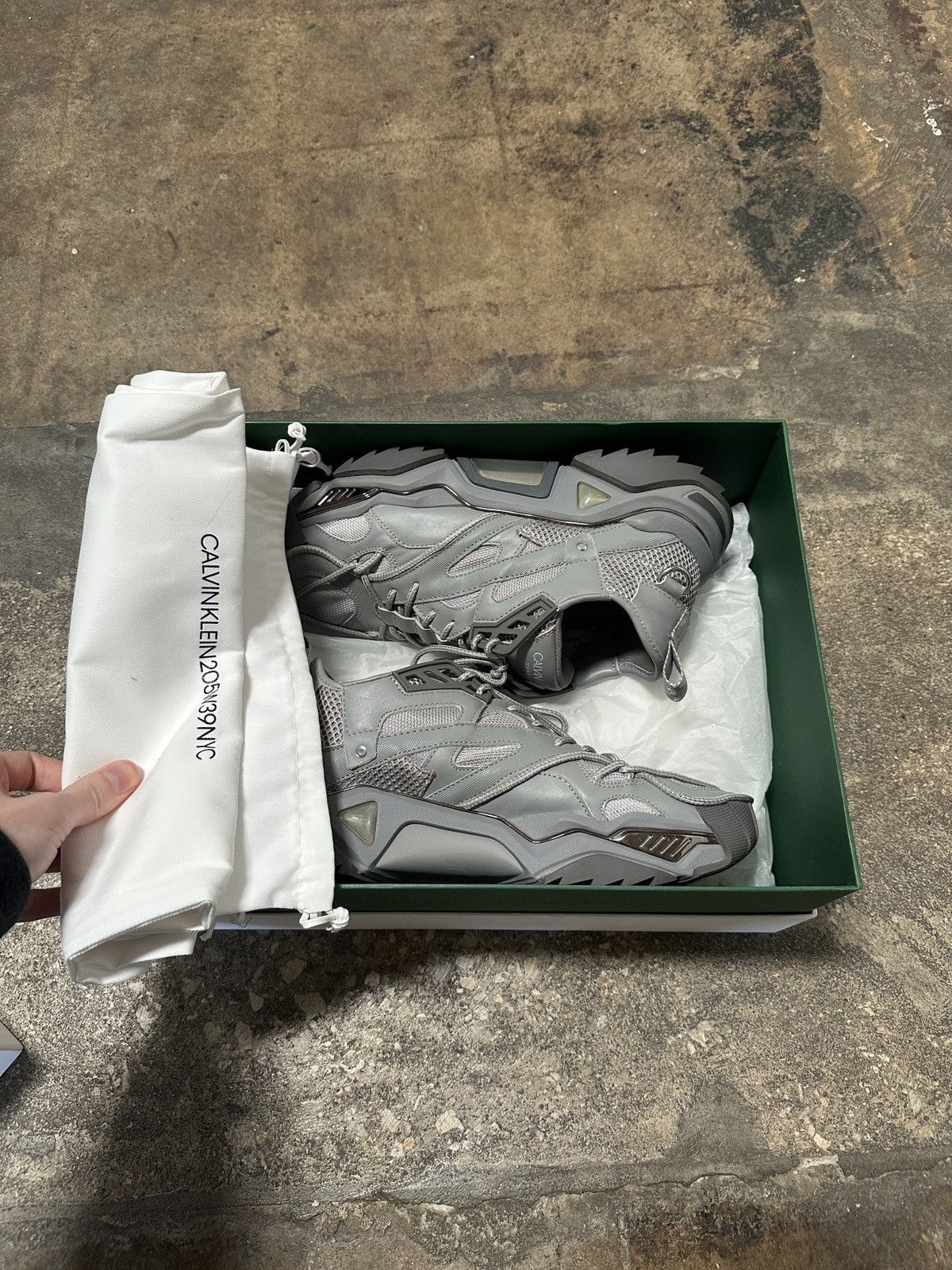Calvin Klein 205W39NYC Calvin Klein 205 W39 NYC Strike 205 Grey Size US 11.5 / EU 44-45 - 3 Thumbnail