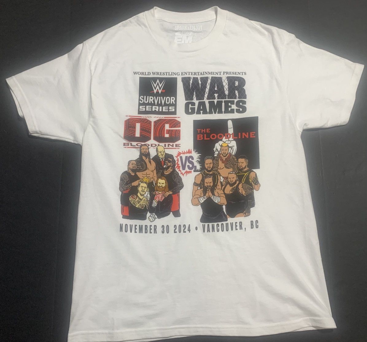 WWE WWE 2024 Survivor Series War Games Bloodline Shirt Sz Large Size US L / EU 52-54 / 3 - 2 Thumbnail