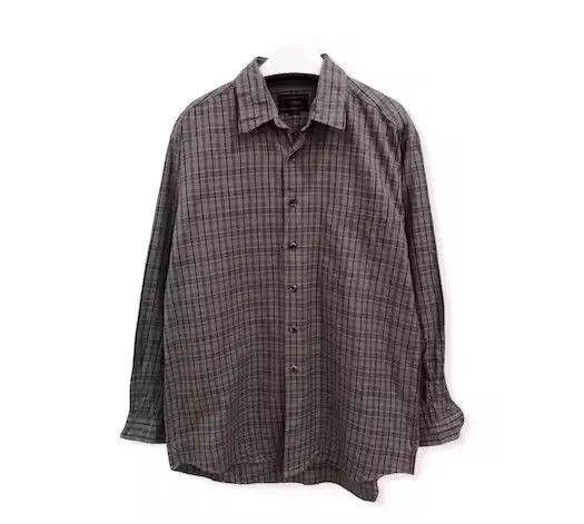 Flannel Vintage Shenley Sports Plaid Tartan Flannel Shirt 👕 Size US M / EU 48-50 / 2 - 1 Thumbnail
