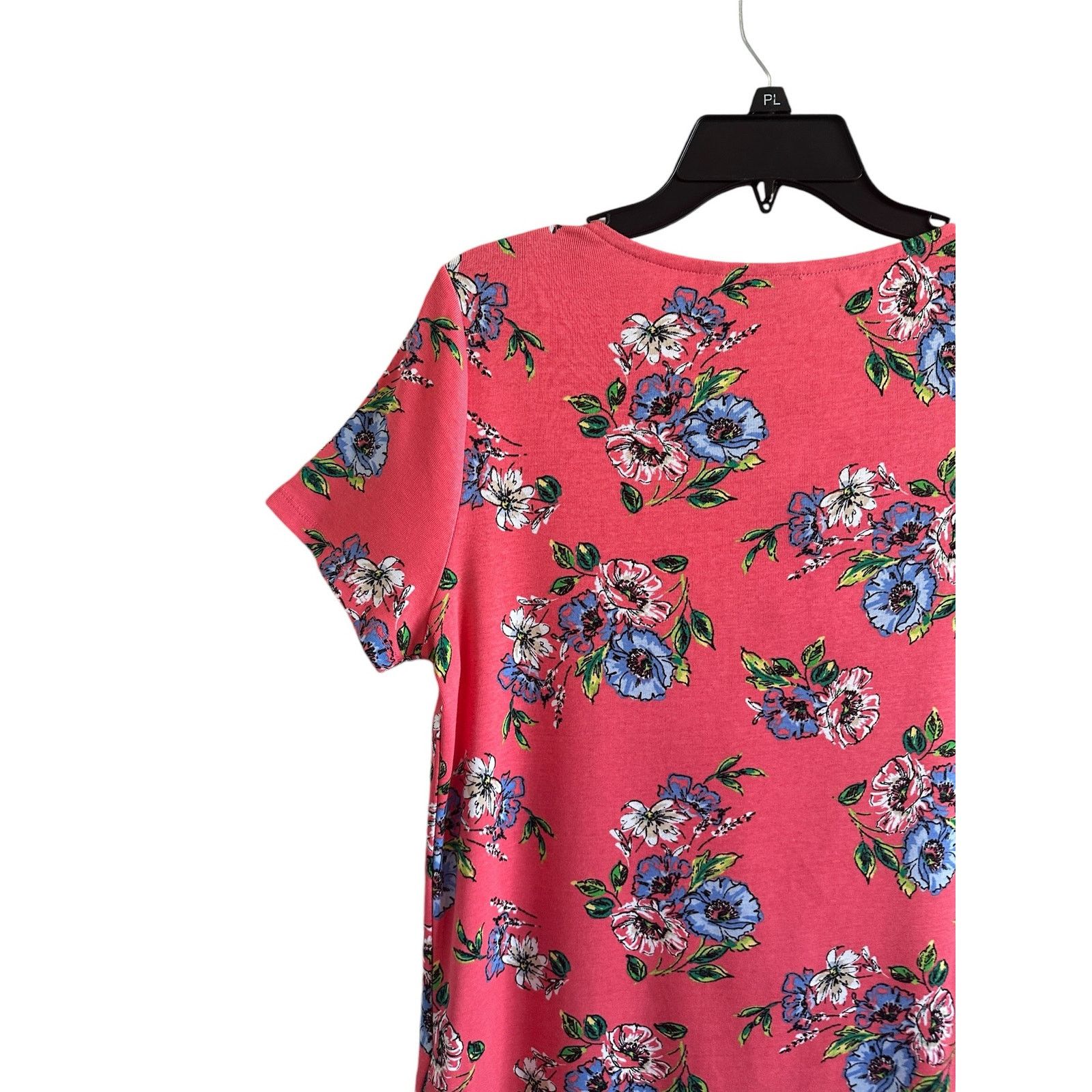 Other Rafaella Floral Short Sleeve Round Neck Cotton Blouse Top Size L / US 10 / IT 46 - 9 Thumbnail