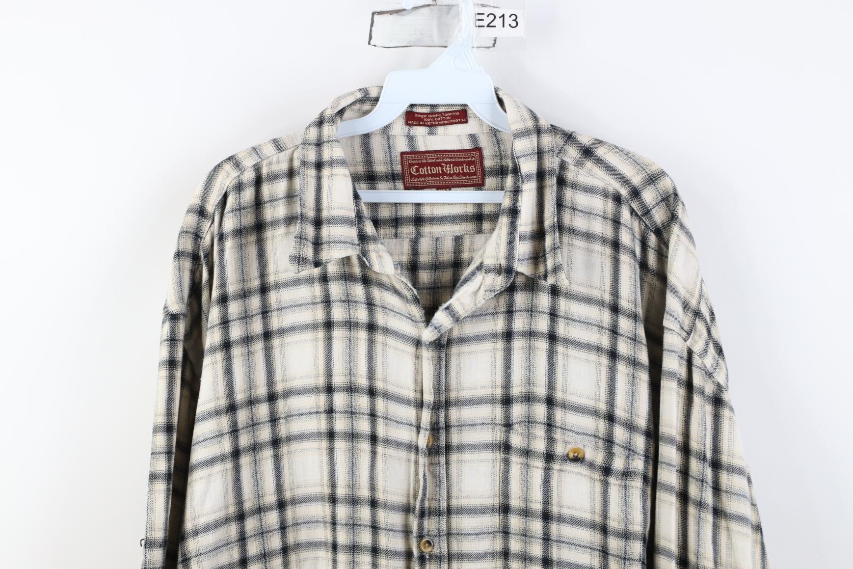 Vintage Vintage 90s Streetwear Single Needle Flannel Button Shirt Size US XXL / EU 58 / 5 - 2 Thumbnail