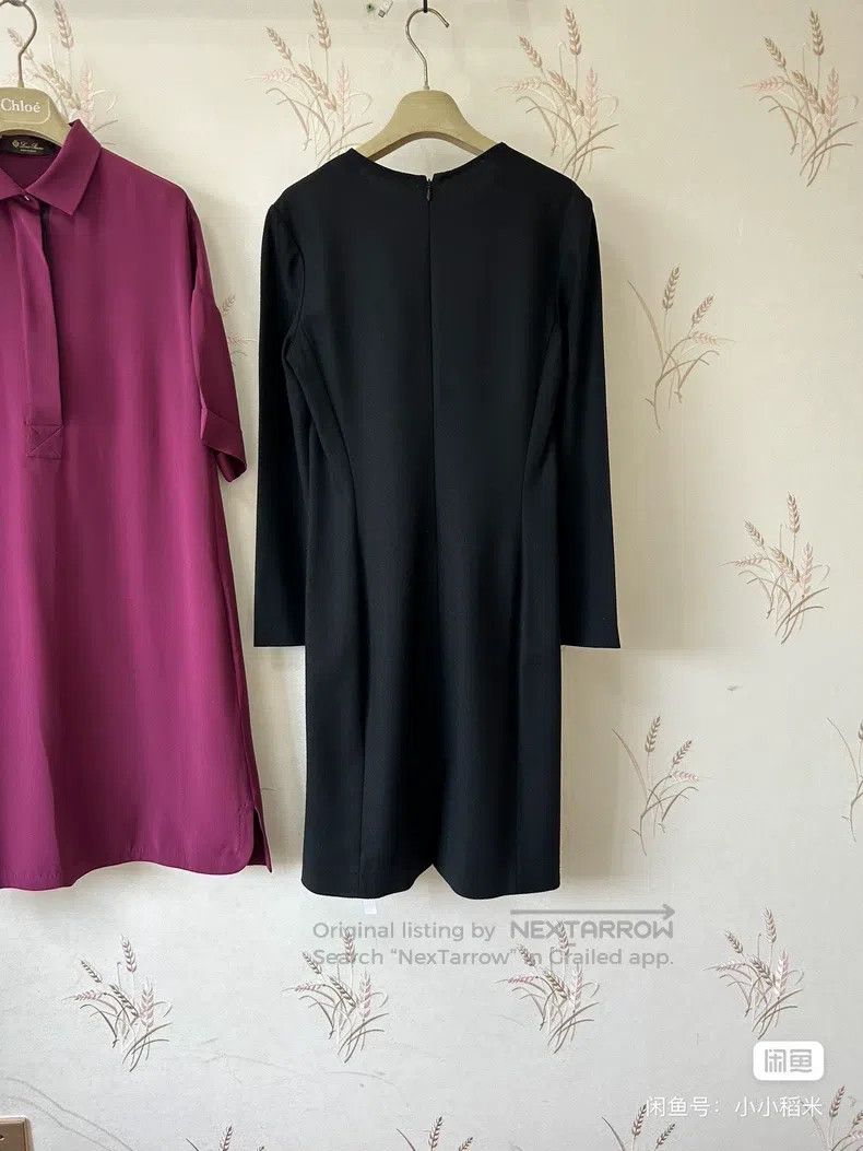 The Row The Row Black Elegant Dress Size S / US 4 / IT 40 - 2 Thumbnail