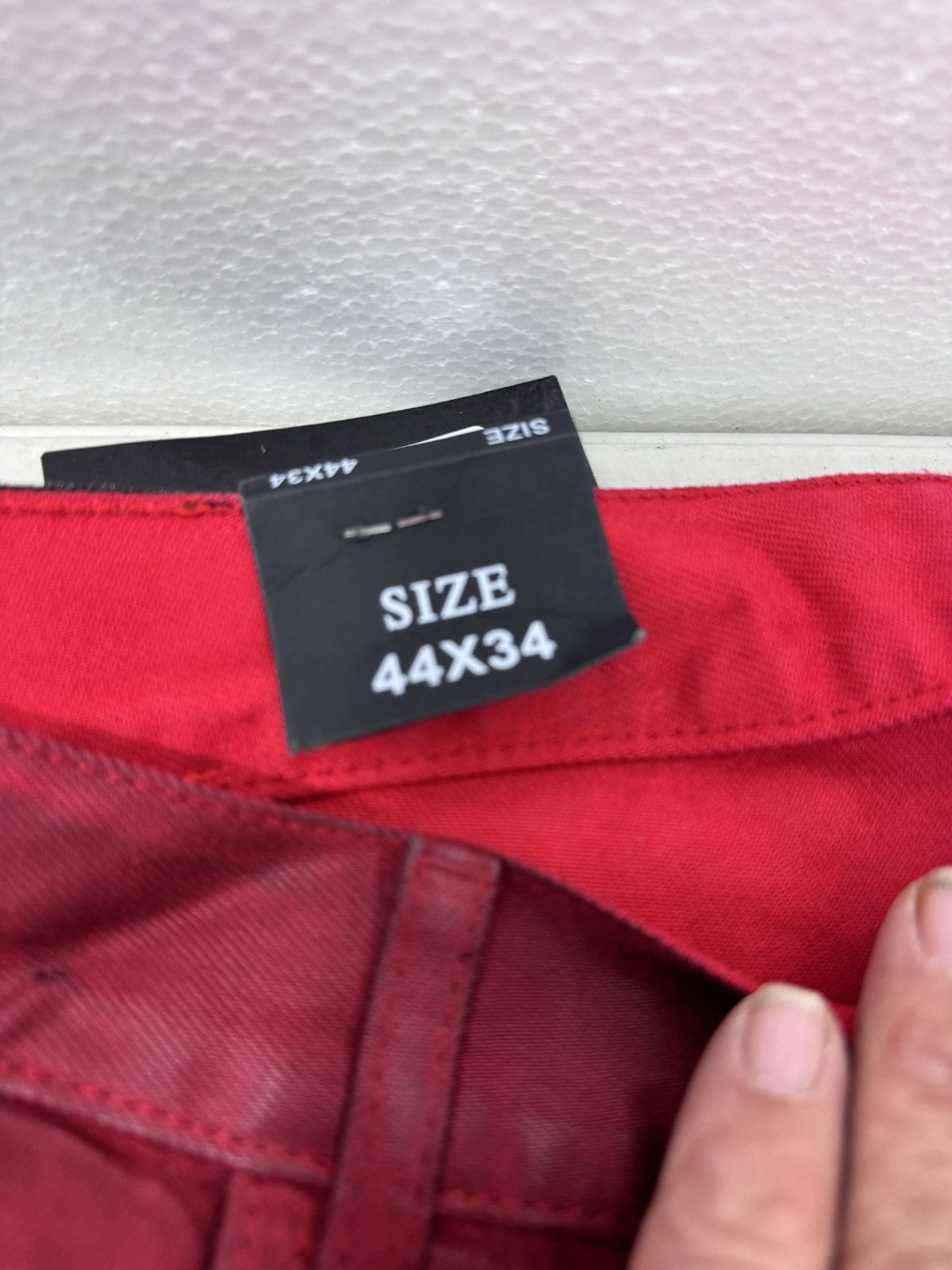 Embellish Embellish jeans men 44x34 Stiff Maroon NWT Distressed Ripp Size US 44 / EU 60 - 4 Thumbnail