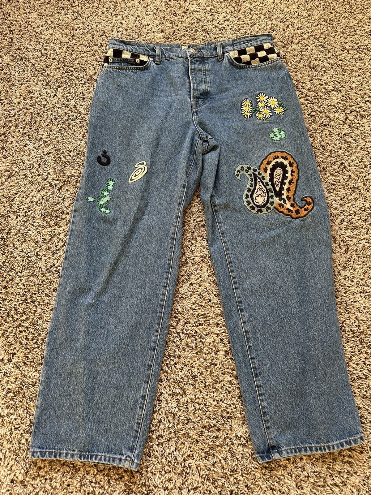 Designer × Stussy Stussy x NOMA Big Ol' Jeans | Grailed