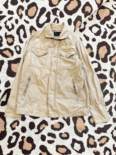 Allsaints ALLSAINTS Jacket Military Coat Distressed Faded Size US S / EU 44-46 / 1 - 1 Thumbnail