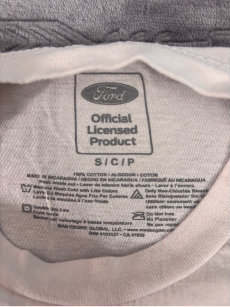 Ford Men's Ford Bronco Graphic T-shirt Size S White Size US S / EU 44-46 / 1 - 7 Thumbnail