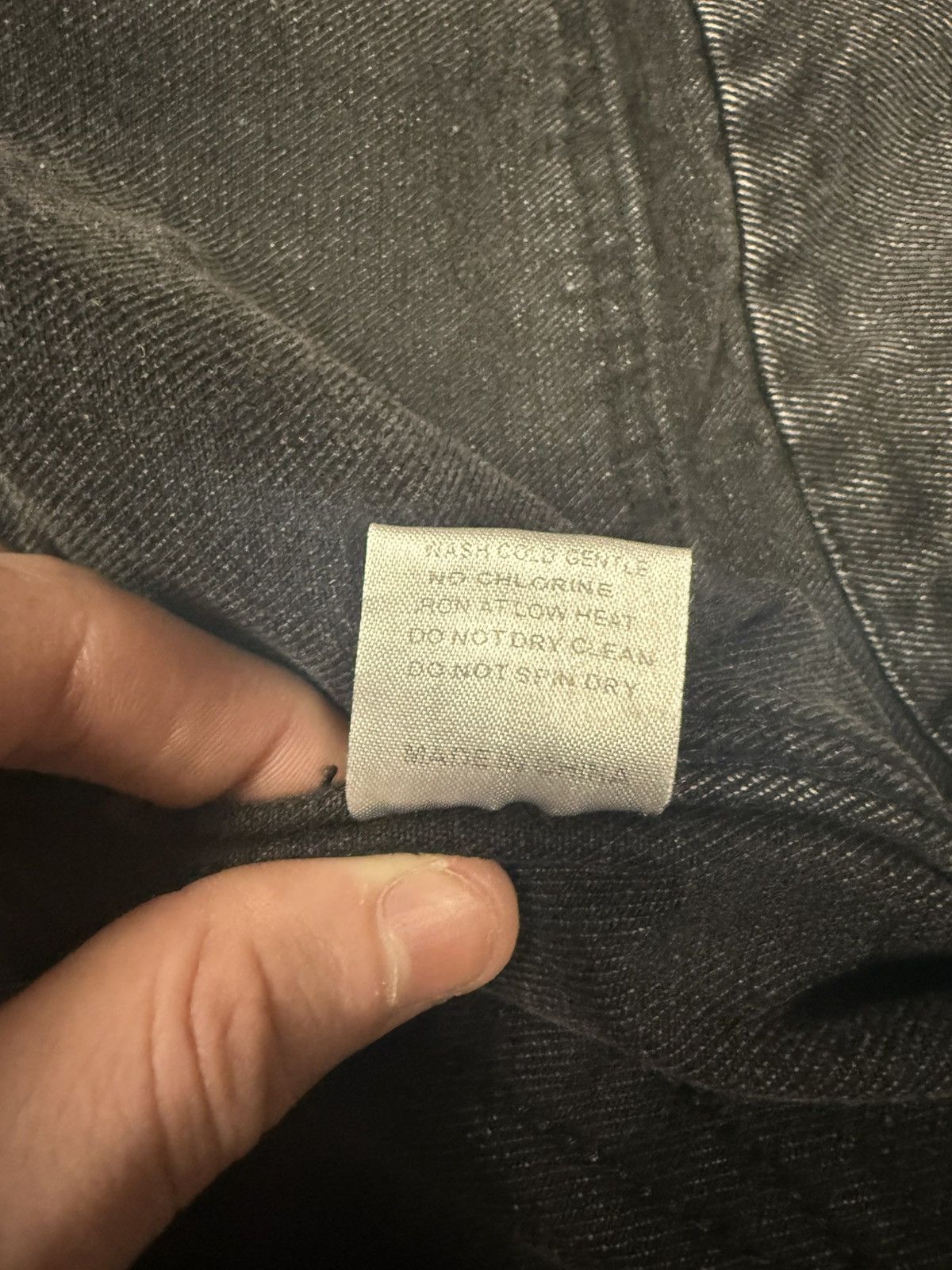 Vale Vale 1 of 1 sample denim jacket sz large Size US L / EU 52-54 / 3 - 5 Thumbnail