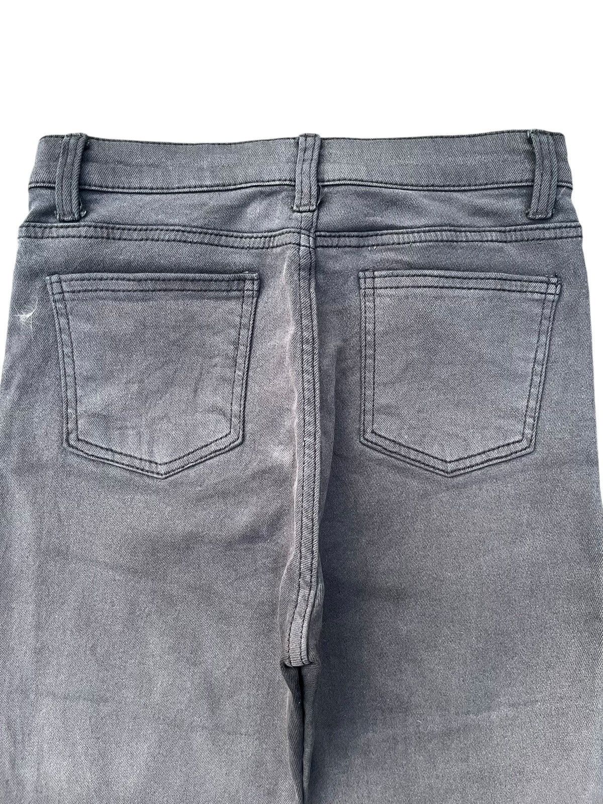 Japanese Brand Vintage Y2K High Street Black Washed High Rise Flare Jeans Size 26" / US 2 / IT 38 - 4 Thumbnail