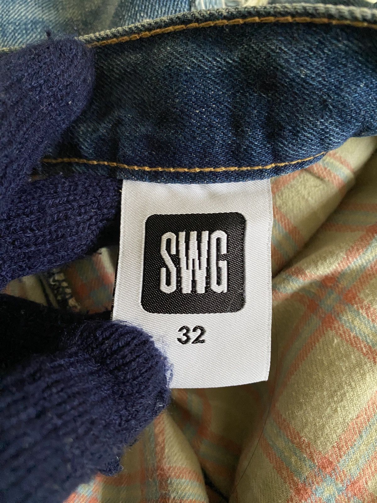 Japanese Brand Japanese Brand Swagger Hybrid Design Distressed Denim Size US 36 / EU 52 - 15 Thumbnail