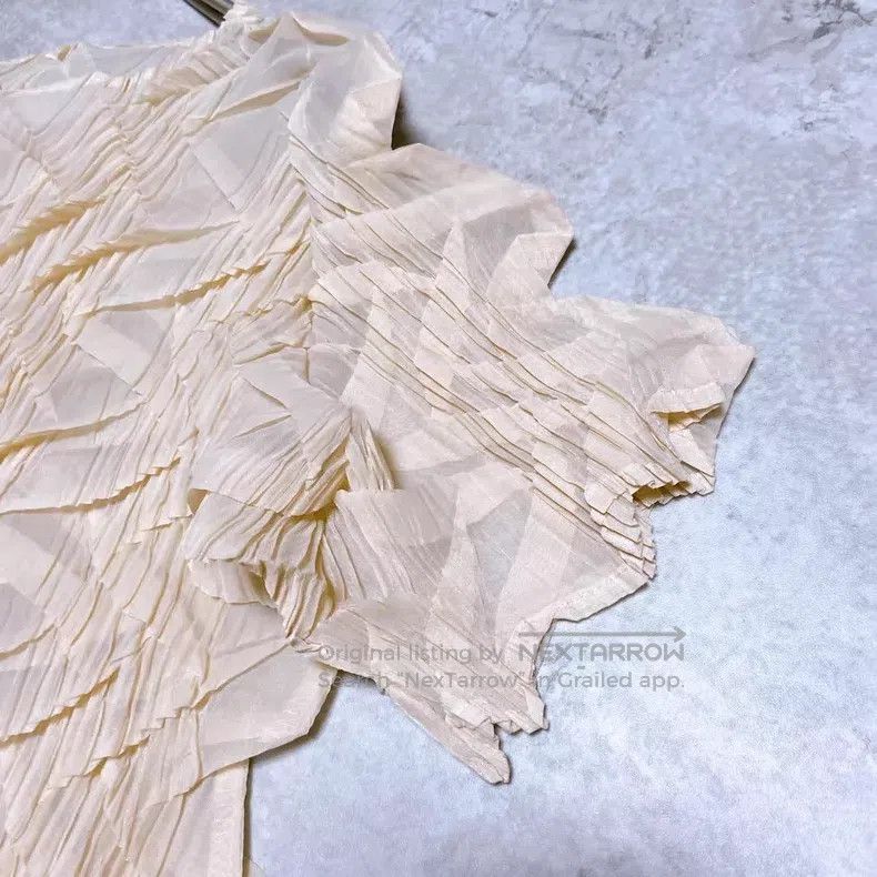Issey Miyake Issey Miyake White Label Deformed Top Size M / US 6-8 / IT 42-44 - 4 Thumbnail