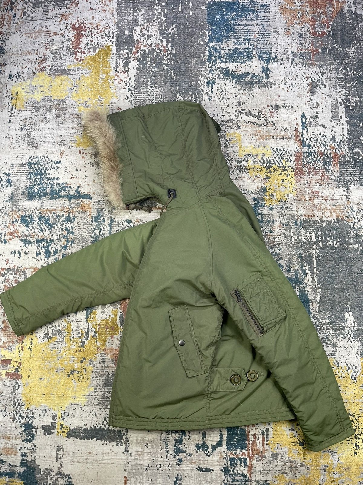 Japanese Brand Back Number Flying Bomber Snorkel Furry Hoodies Size US S / EU 44-46 / 1 - 1 Thumbnail