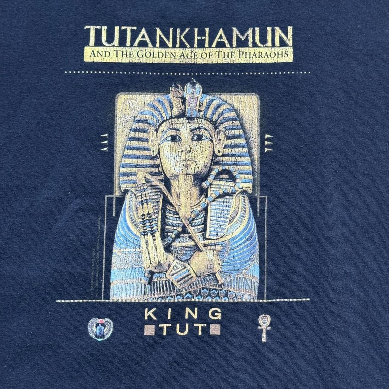 Other King Tut Tutankhamun Golden Age Of Pharaohs Vintage T-Shirt Size US XXL / EU 58 / 5 - 3 Thumbnail