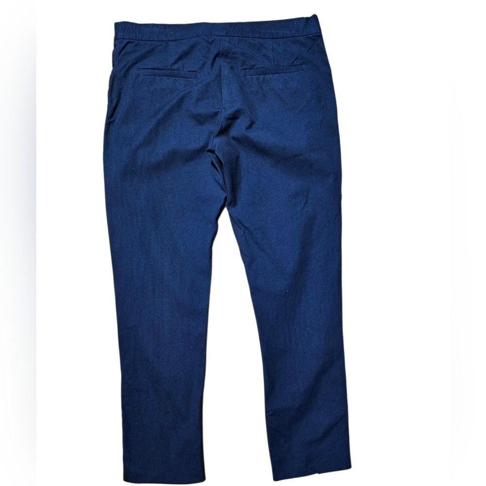 Joseph JOSEPH Navy Blue Capri Trousers Pants Side Leg Buttons 40 M Size 30" / US 8 / IT 44 - 3 Thumbnail
