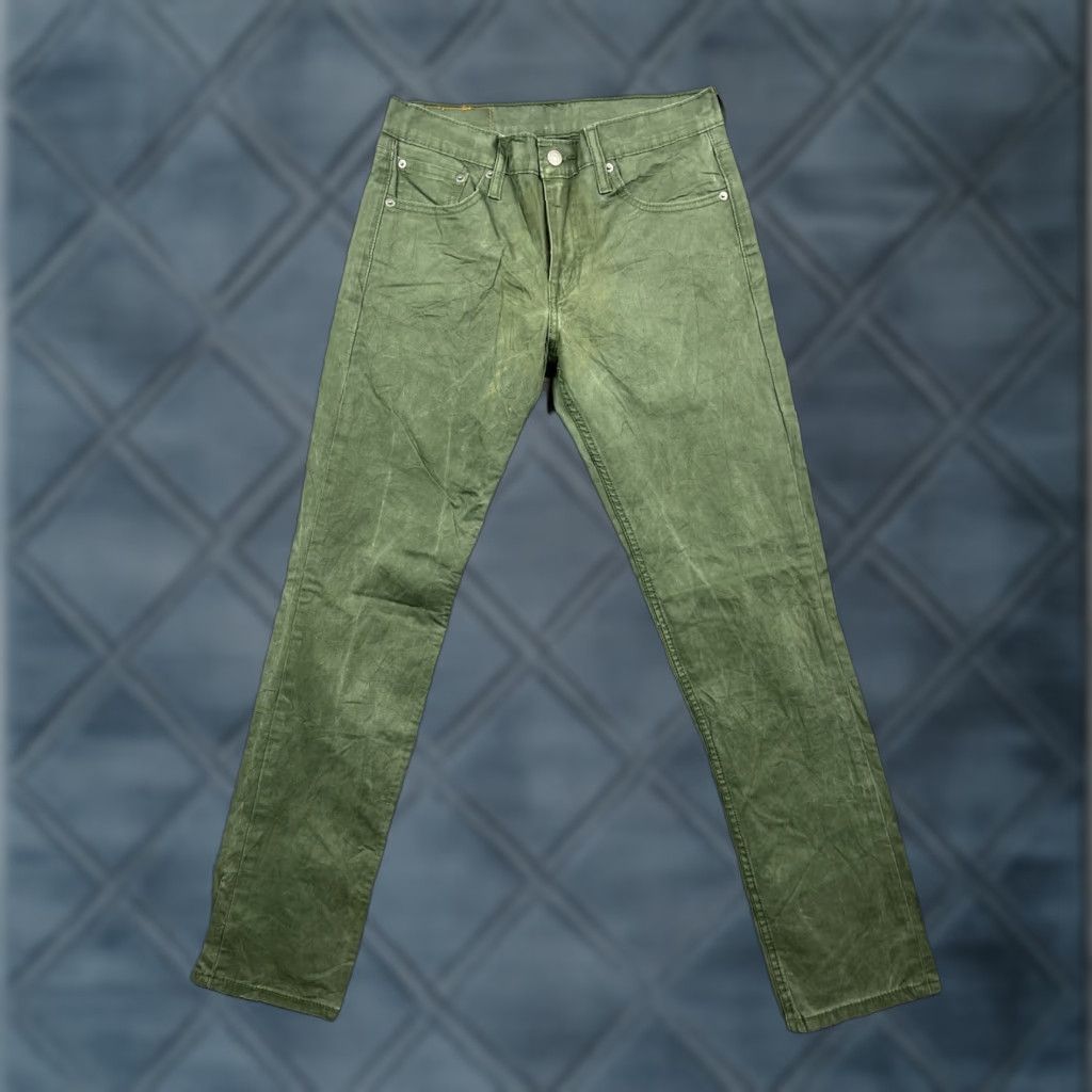 Levi's Levi's 511 Men's Jeans Slim Straight Green Regular 30x32 Denim Cotton Blend Button Zip Pocket 5-Pocket Style USA 500 Series Size US 30 / EU 46 - 1 Thumbnail
