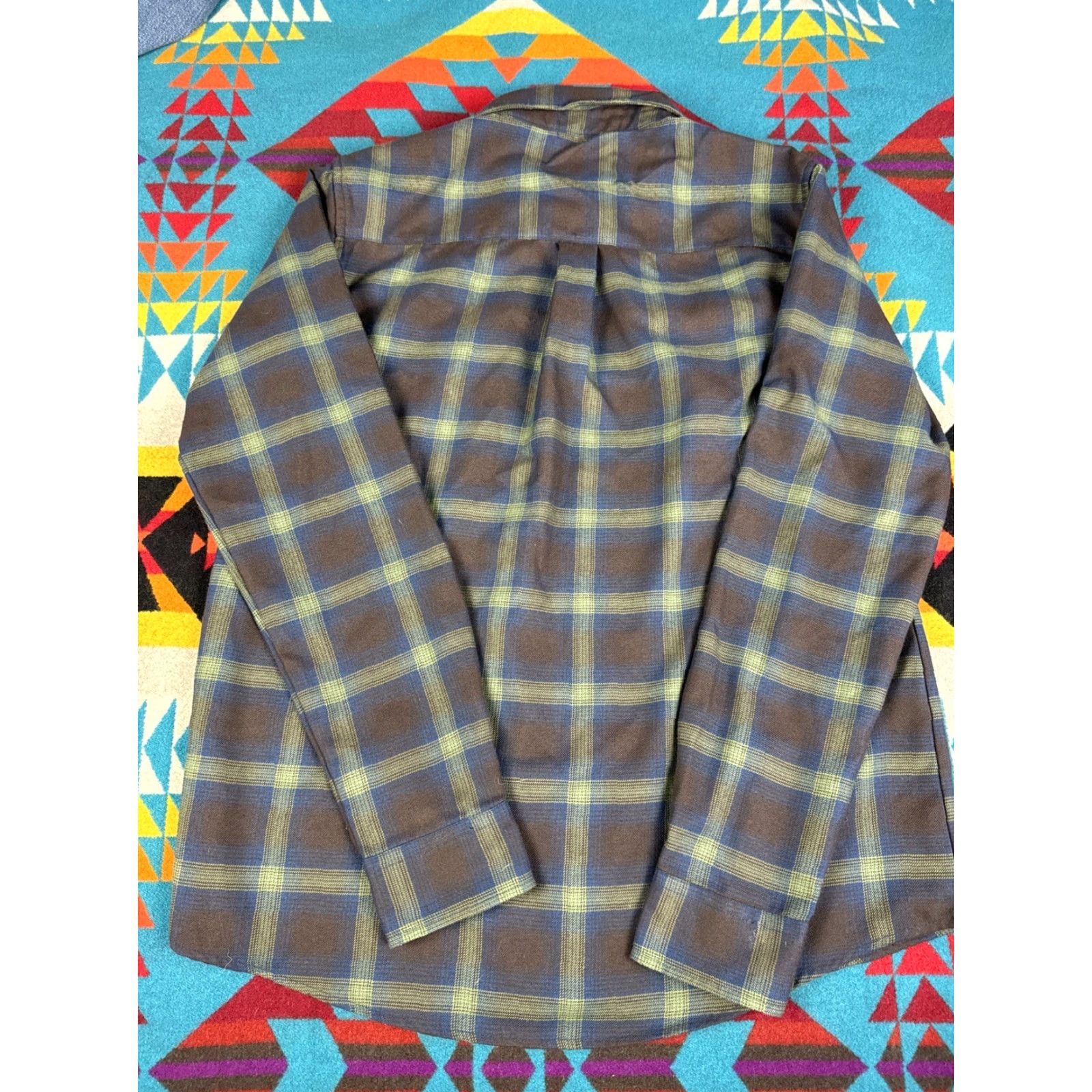 CO Dixxon Flannel Co The Cove Plaid Snap Button Long Sleeve Shirt L Mens Multicolor Flannel Shirt Size US L / EU 52-54 / 3 - 2 Thumbnail