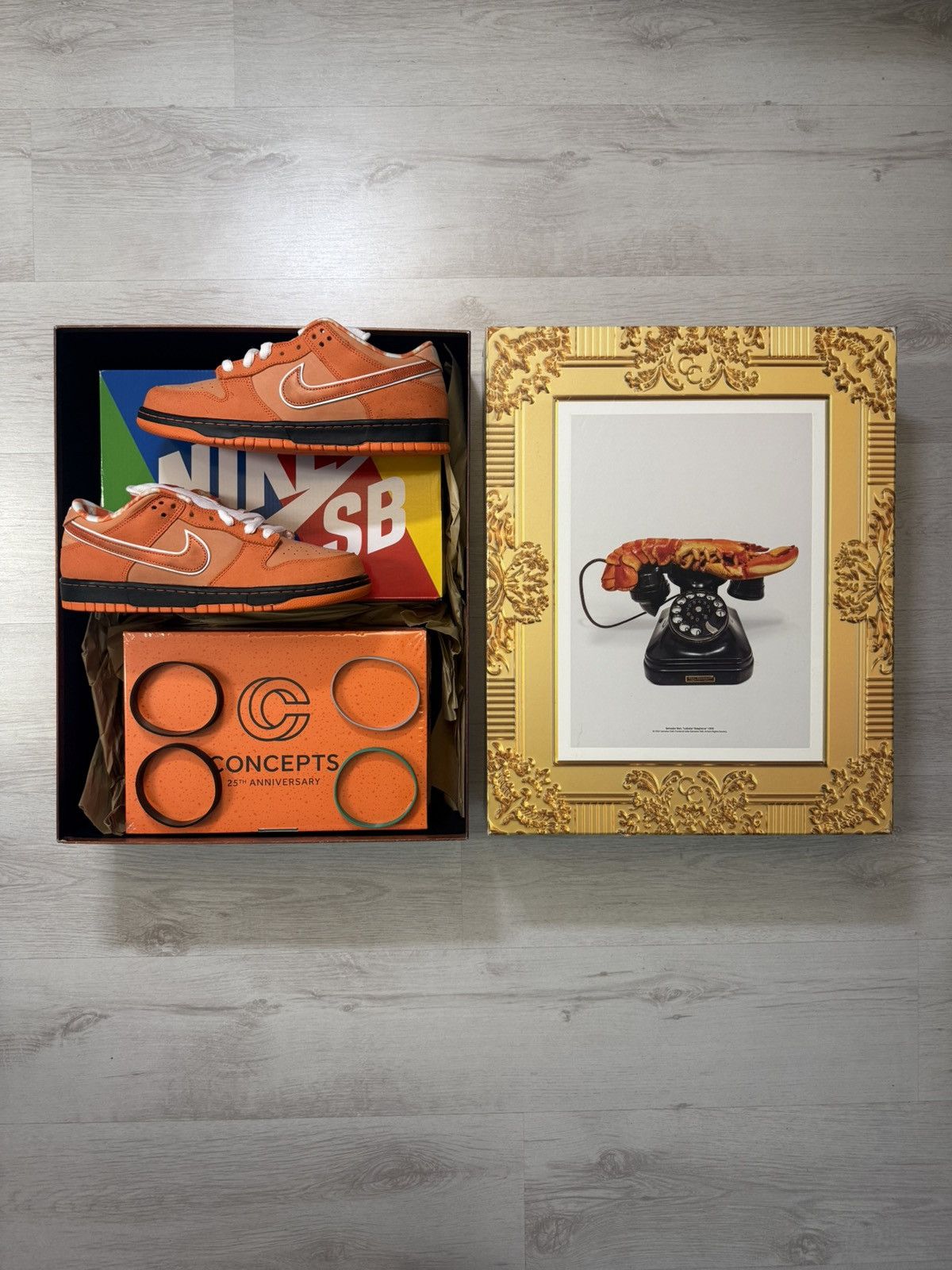 Nike 2022 Nike SB Dunk Low Concepts Orange Lobster Special Box Size US 9.5 / EU 42-43 - 1 Thumbnail
