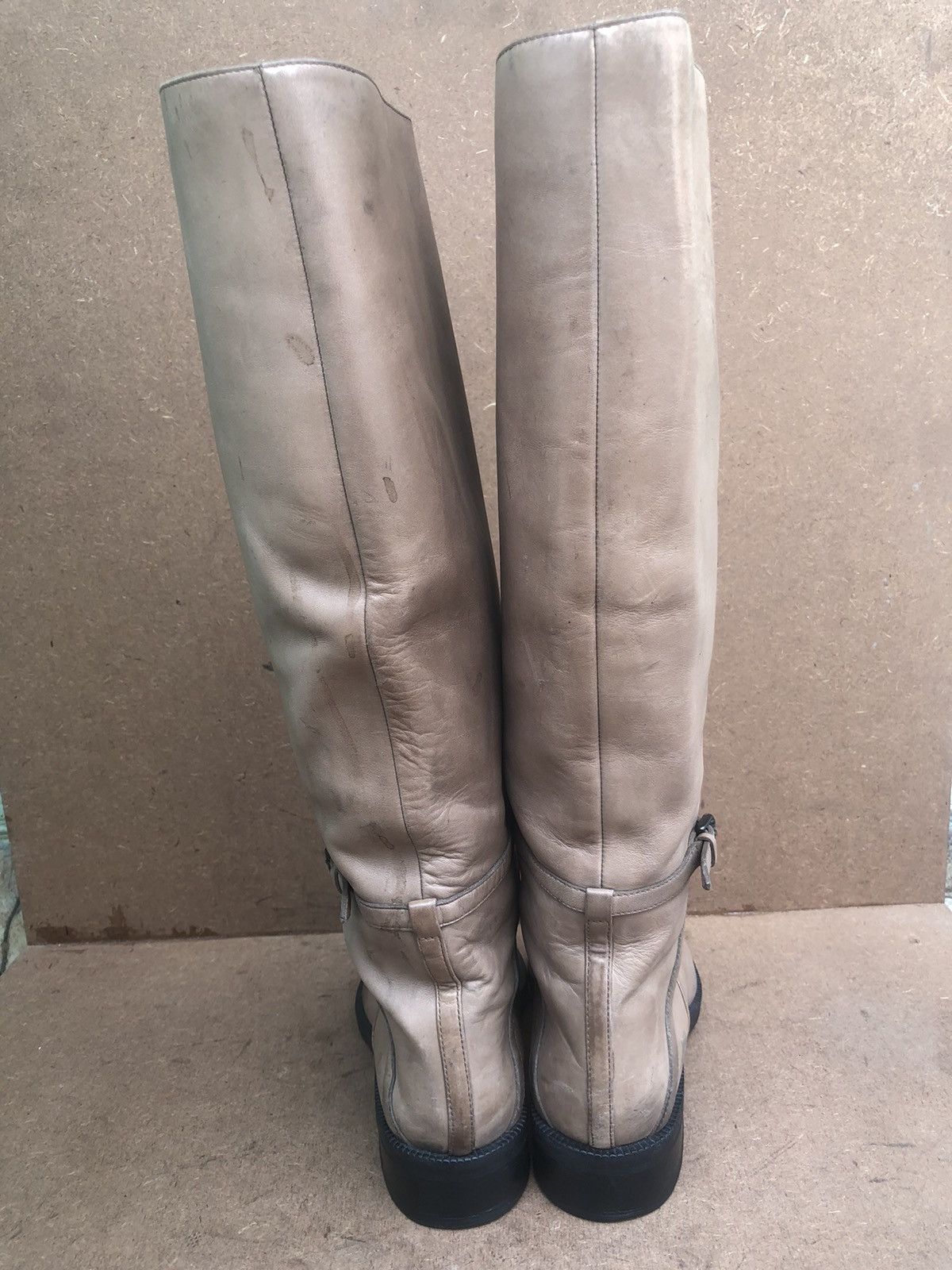 Bottega Veneta Bottega Veneta Ivory Women’s High Boots Size37.5 Size US 7.5 / IT 37.5 - 24 Thumbnail