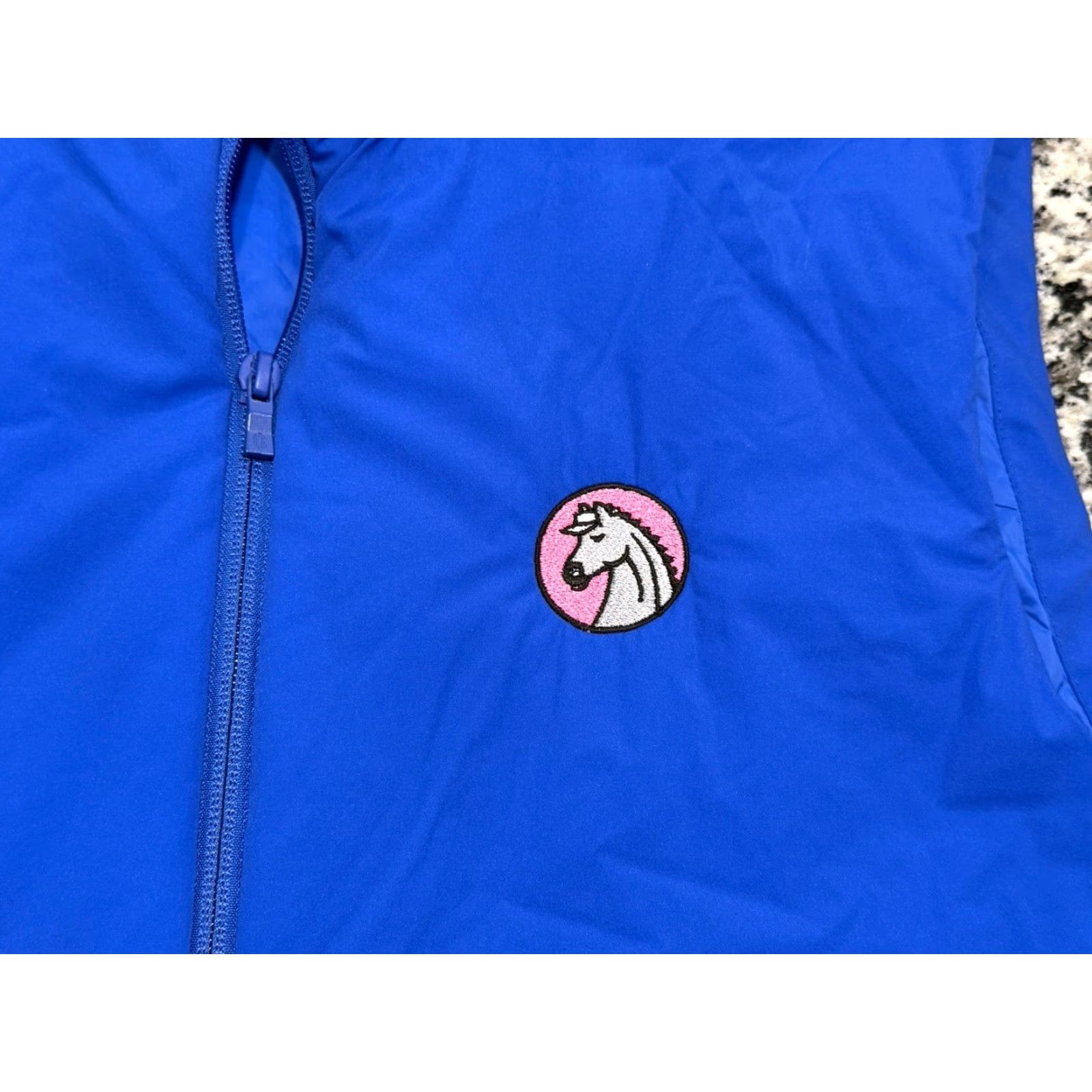 Vintage Holderness & Bourne Golf The King Vest Mens Medium Blue Nylon Softshell Zip Full Zip Insulated Lightweight Stretch Size US M / EU 48-50 / 2 - 2 Thumbnail