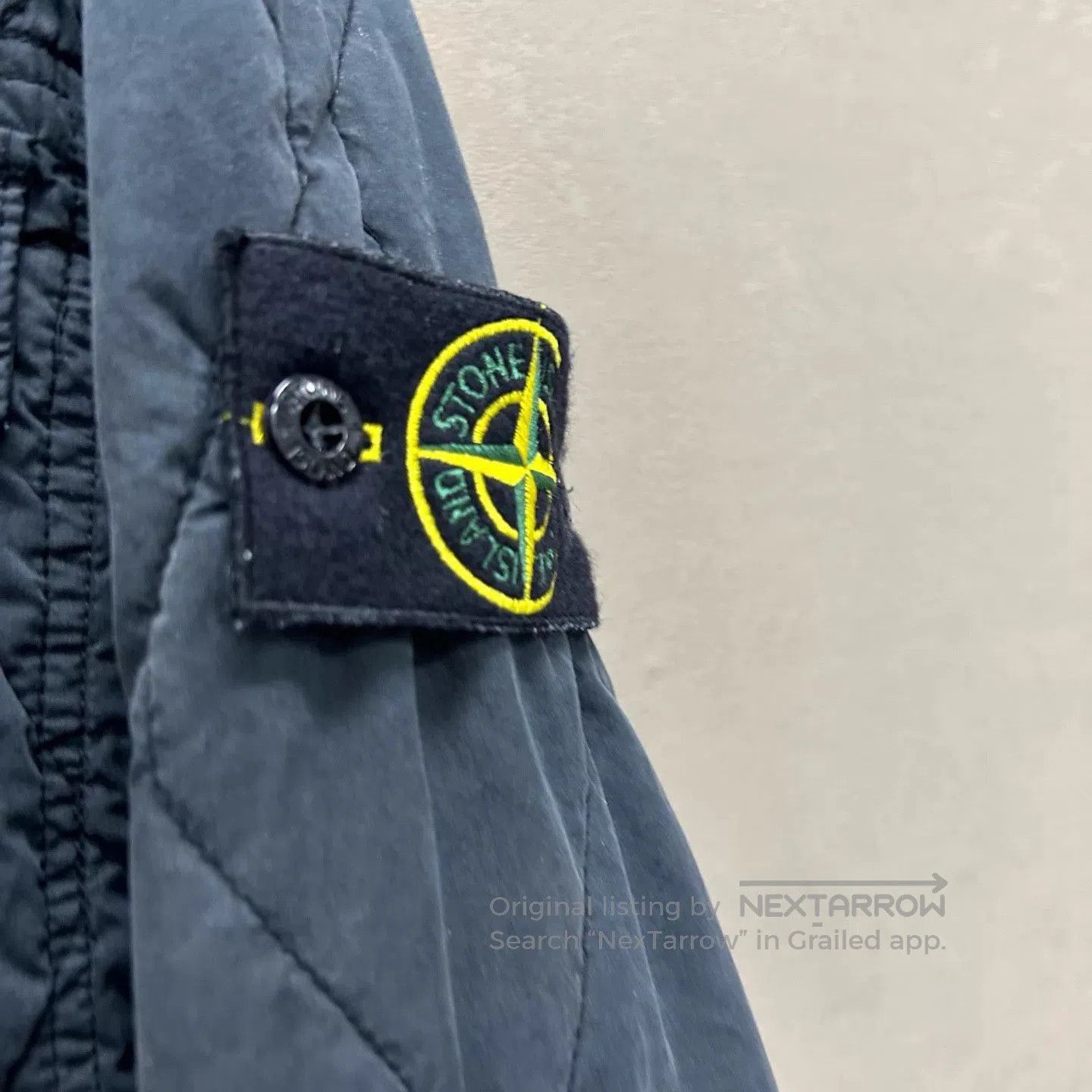 Stone Island Blue Quilted Button. Size US S / EU 44-46 / 1 - 3 Thumbnail