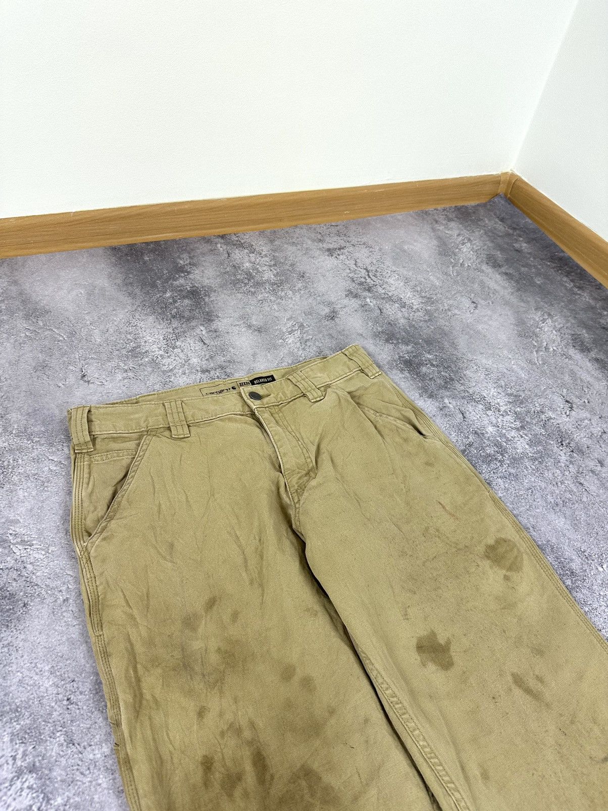 Carhartt Vintage Carhartt Distressed Faded Carpenter Baggy Work Pants Size US 32 / EU 48 - 12 Thumbnail