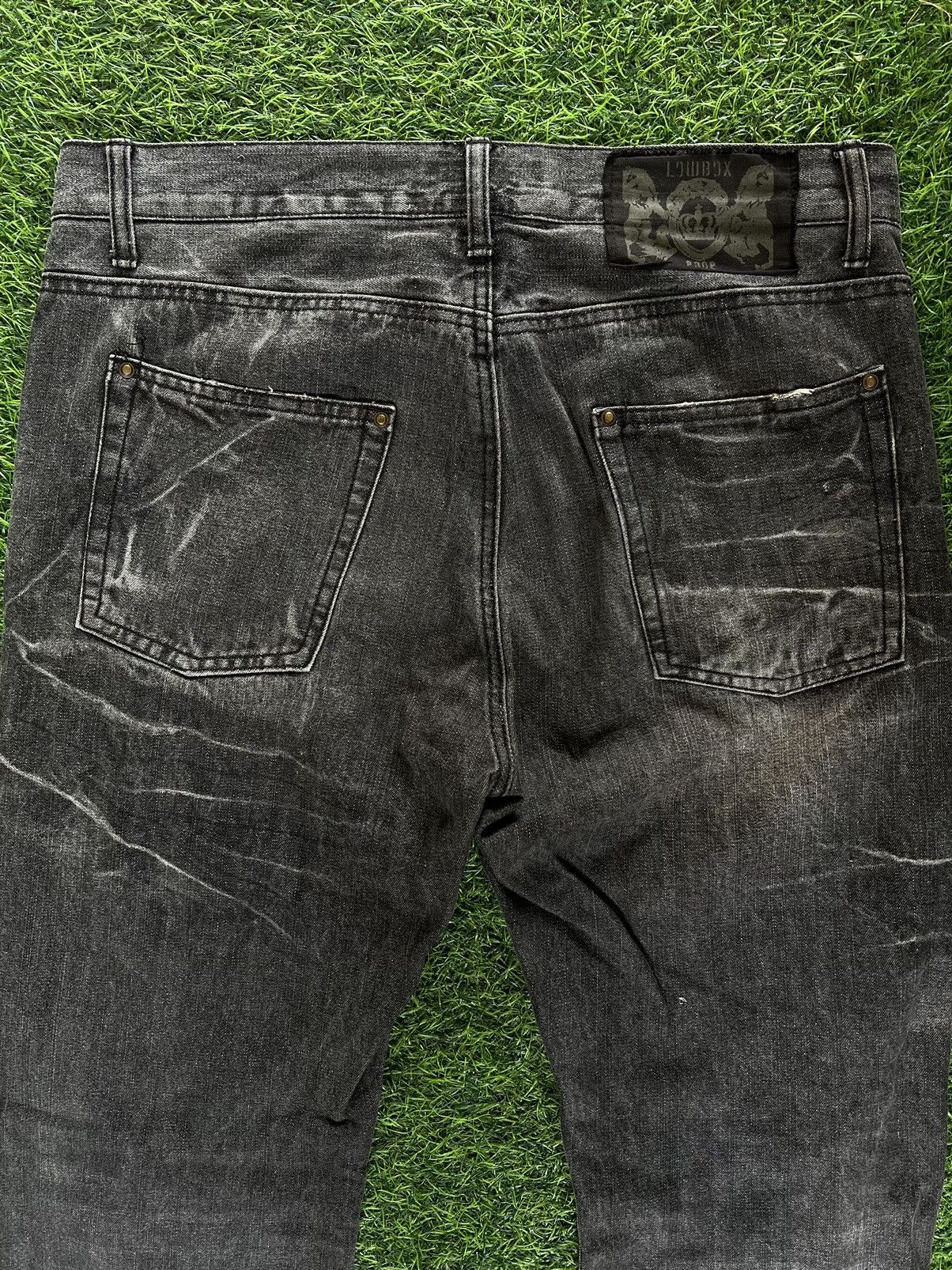 LOWBOX Vintage LOWBOX acid dyed flared denim Size US 34 / EU 50 - 4 Thumbnail