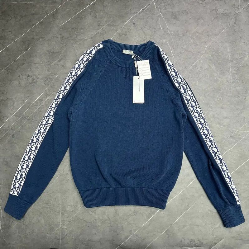 Dior Dior Blue Men's Knit Pullover Sweater 0089 Size US S / EU 44-46 / 1 - 1 Thumbnail