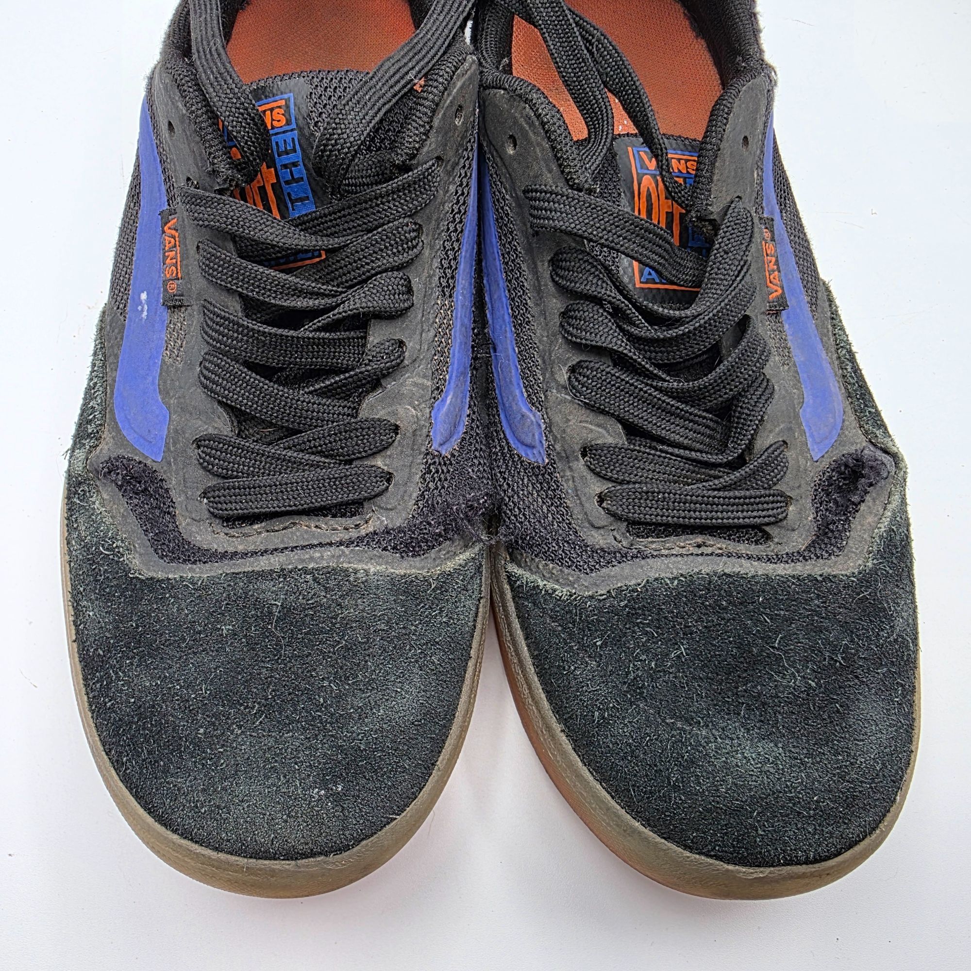 Vans Vans Ave Pro Mens Size 6 Black Orange Athletic Shoes Skatebo Size US 6 / EU 39 - 10 Thumbnail