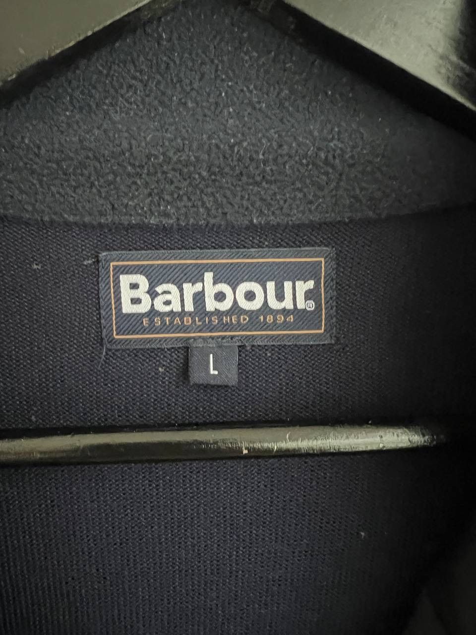 Barbour Barbour men's jacket dark blue with zipper size L Size US L / EU 52-54 / 3 - 4 Thumbnail
