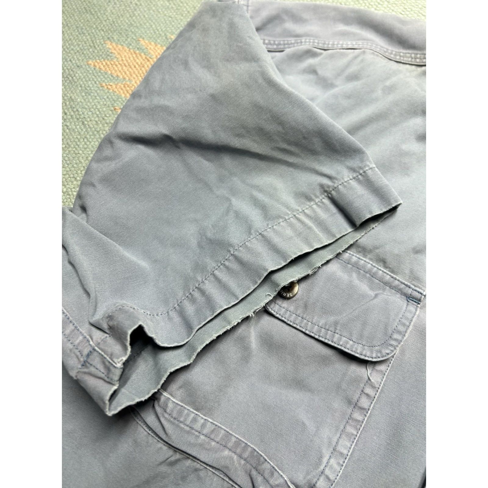 Vintage Gander Mountain Guide Series Short Sleeve Button-Up Shirt Outdoor Blue Mens XL Tall Size US XL / EU 56 / 4 - 3 Thumbnail