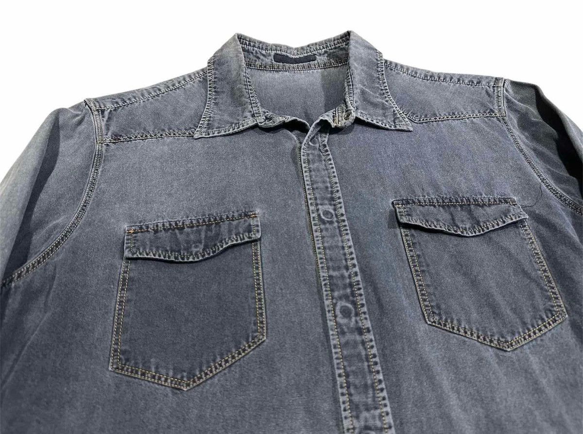 Prada 🔥Archived Prada Indigo Denim Shirt 2012 Size US L / EU 52-54 / 3 - 6 Thumbnail