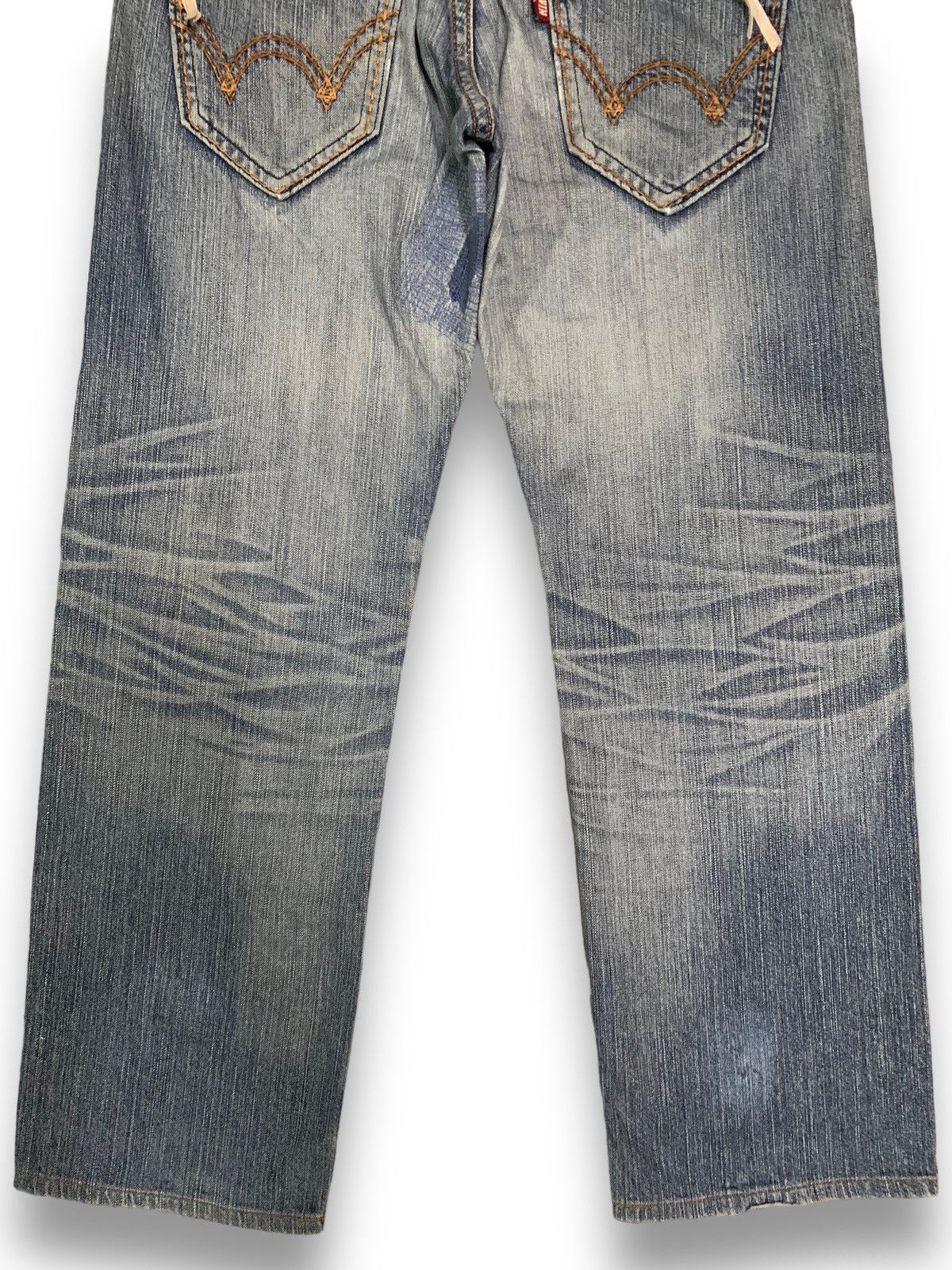 Edwin Vintage Edwin XV Classic Cowboy Style Baggy Distressed Jeans Size US 32 / EU 48 - 13 Thumbnail