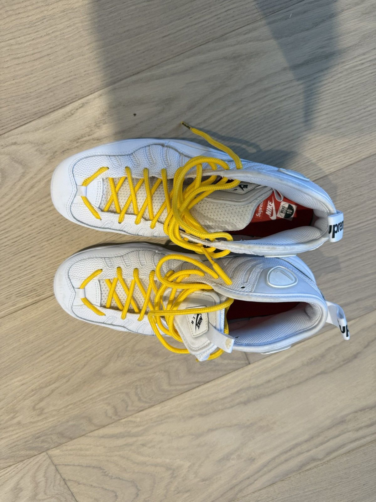 Nike × Supreme Nike X Supreme White Air Bakin Size US 10 / EU 43 - 4 Thumbnail