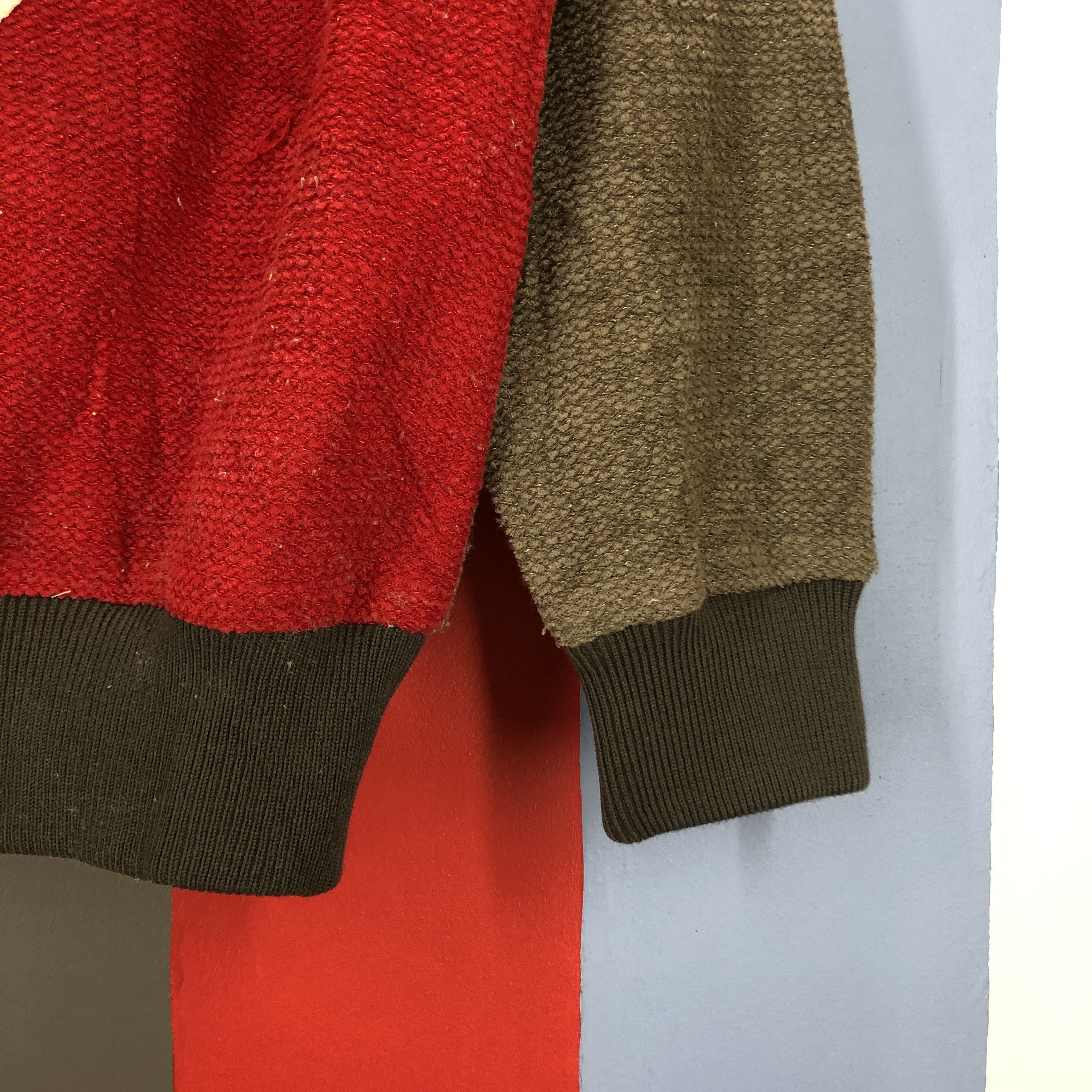 Japanese Brand DI MAGGIO SKI Color Block Sweatshirt #0998/AI Size US M / EU 48-50 / 2 - 6 Thumbnail