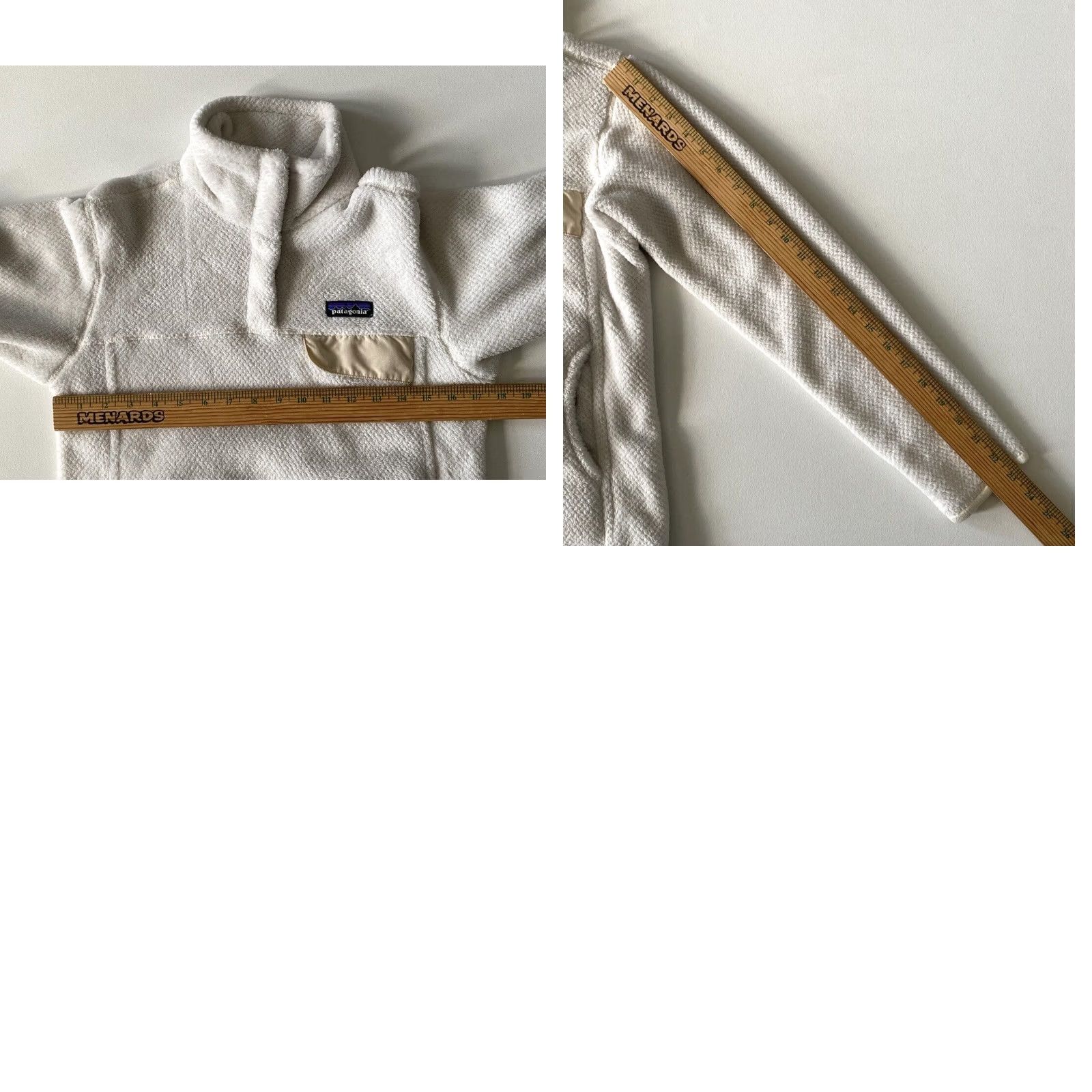 Patagonia Patagonia Women’s Re-Tool Snap-T Pullover Shirt XS-XL Linen White Pullover Mock Neck Fleece 25442 25442FA17 Size M Size M / US 6-8 / IT 42-44 - 10 Thumbnail