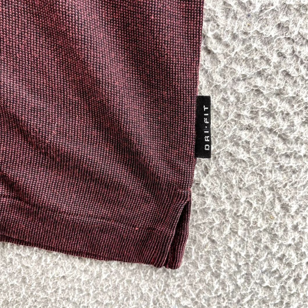 Nike VINTAGE Nike Tiger Woods Polo Shirt XL Maroon Golf Performance Athleisure Sports Shirt Men Short Sleeve Polo Size US XL / EU 56 / 4 - 6 Thumbnail