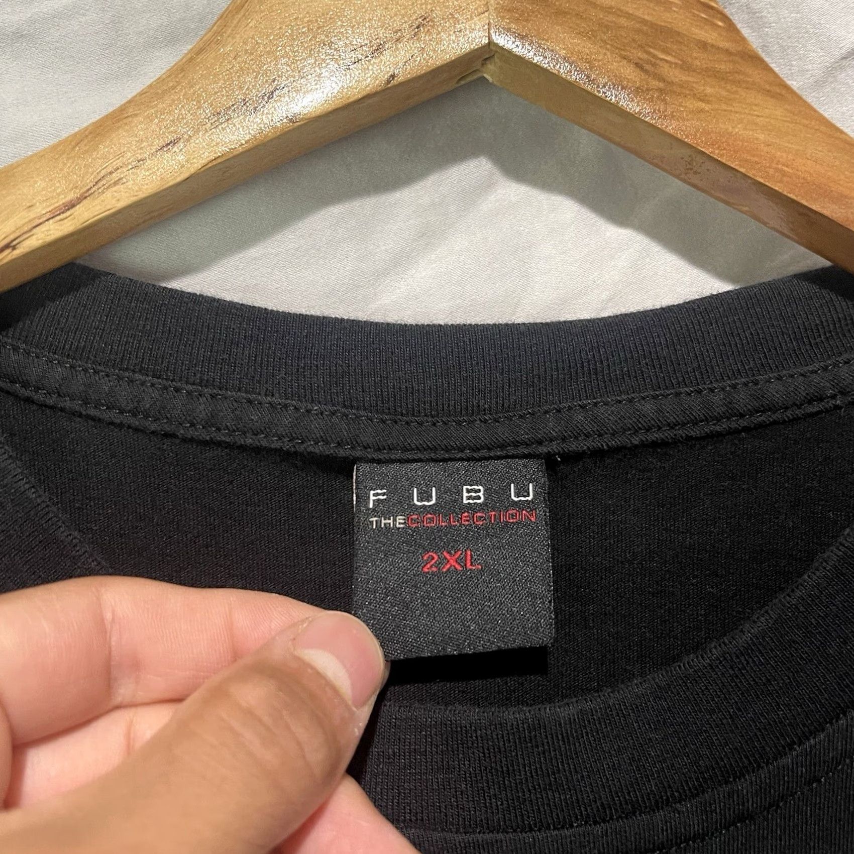 Fubu VINTAGE FUBU Shirt Mens 2XL Black Short Sleeve Embroidered New York Undisputed Size US XXL / EU 58 / 5 - 4 Thumbnail