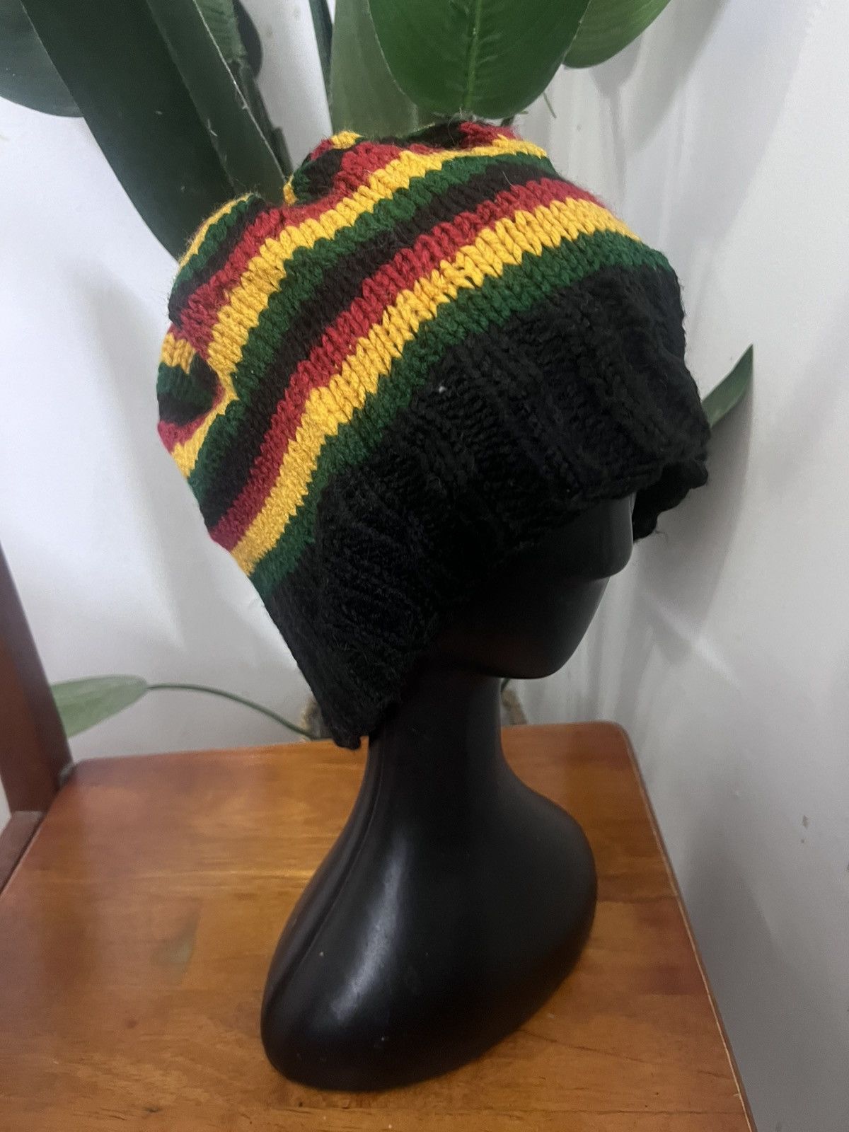Vintage RASTA BEANIE HAT Size ONE SIZE - 4 Thumbnail