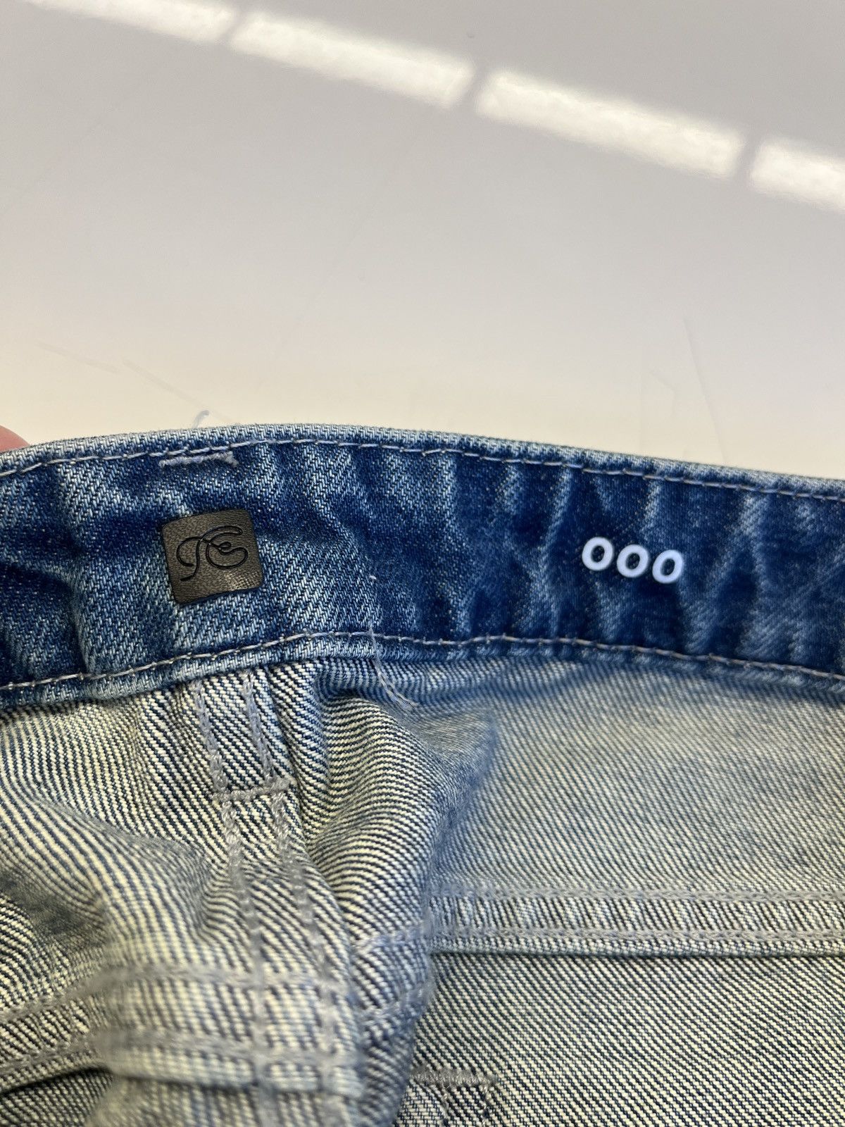 Fax Copy Express “000” Slim Flared Jeans Size 32" / US 10 / IT 46 - 11 Thumbnail
