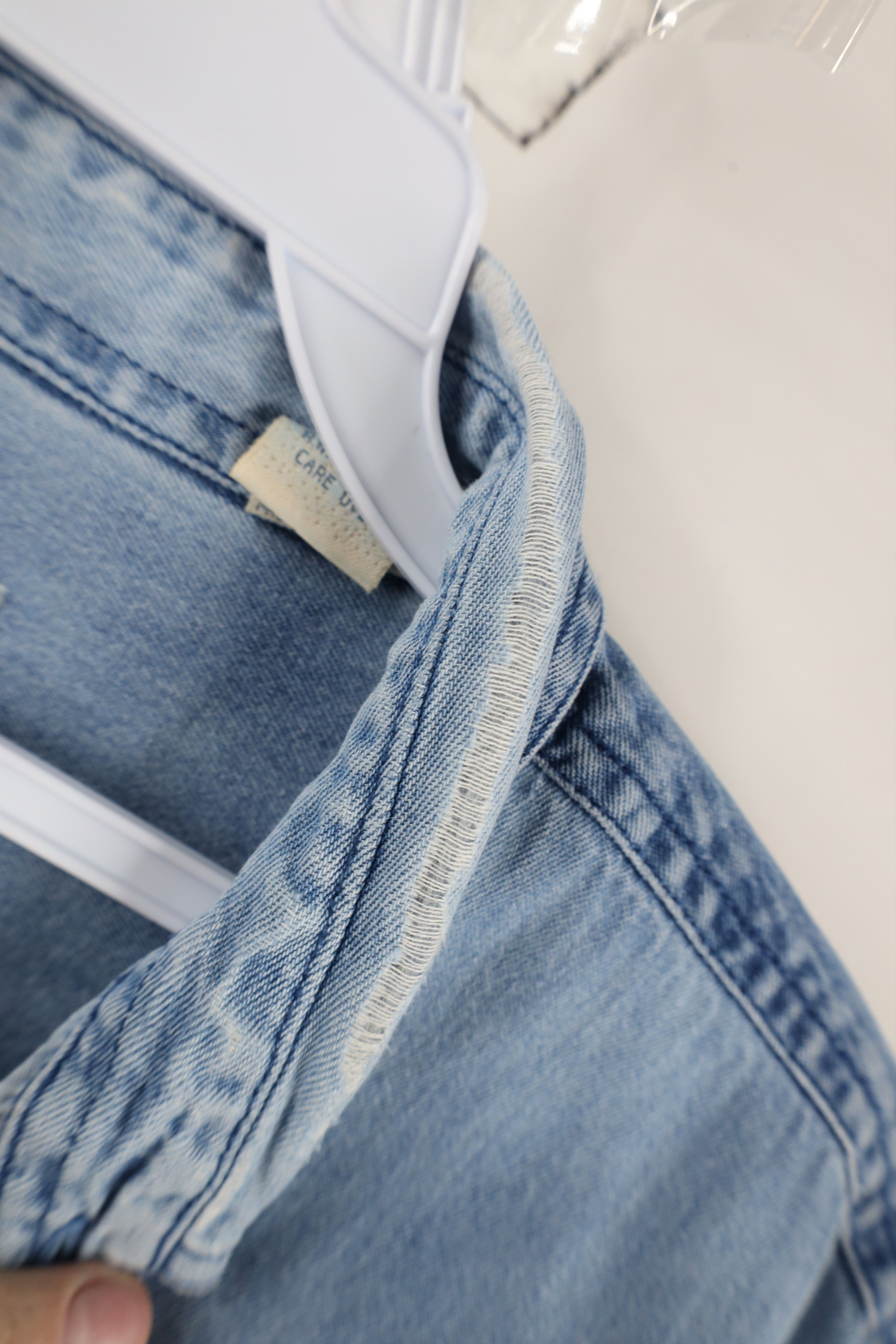 Vintage Vintage 90s Streetwear Denim Jean Button Down Shirt Blue Size US XL / EU 56 / 4 - 8 Thumbnail