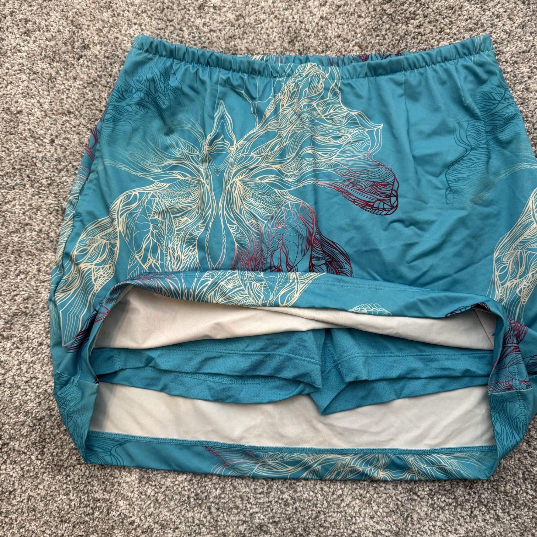 Nike Nike Golf Skort Women 6 Blue Elastic Pockets Breathable Athletic Athleticwear Golf Skort 90s? Size 28" / US 6 / IT 42 - 5 Thumbnail