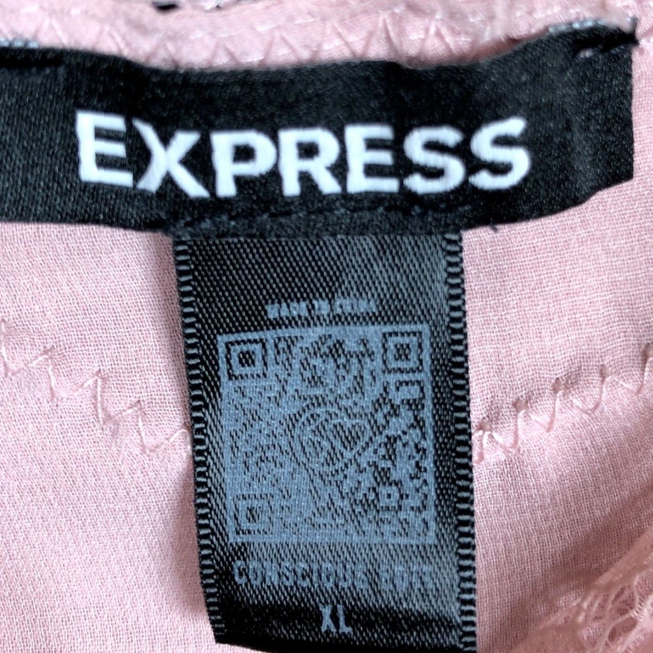 Express Express Bodysuit Pink Lace Tank Top XL Womens Streetwear Conscious Stretch Size XL / US 12-14 / IT 48-50 - 4 Thumbnail