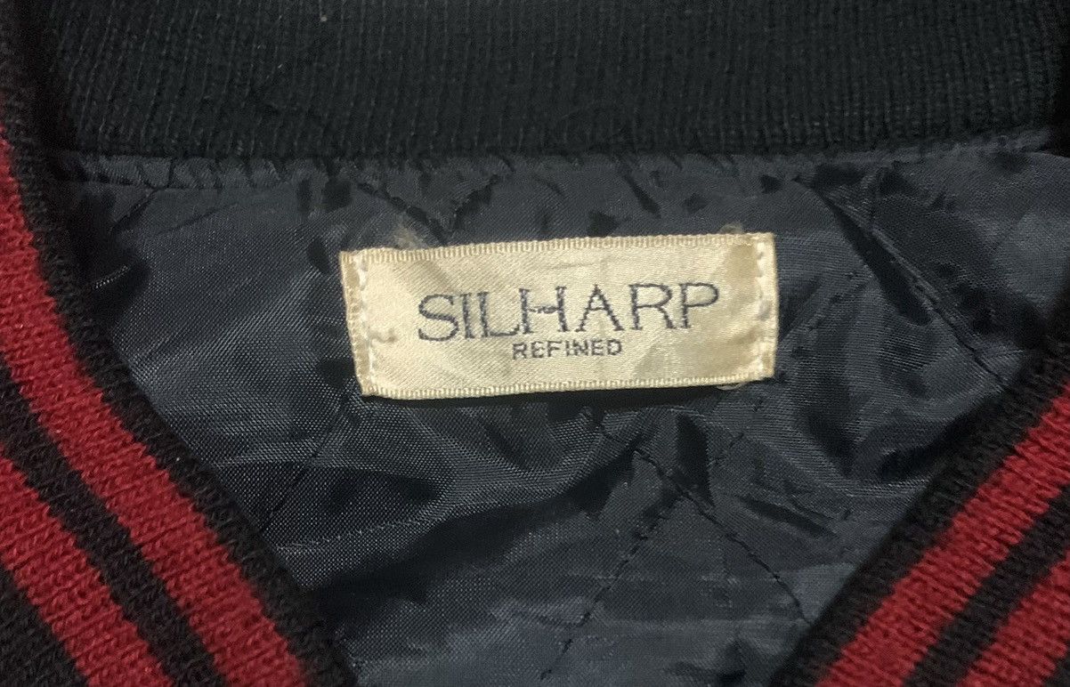 Japanese Brand Vintage Japanese Brand Silharp Plaid Wool Varsity Jacket Size US L / EU 52-54 / 3 - 6 Thumbnail