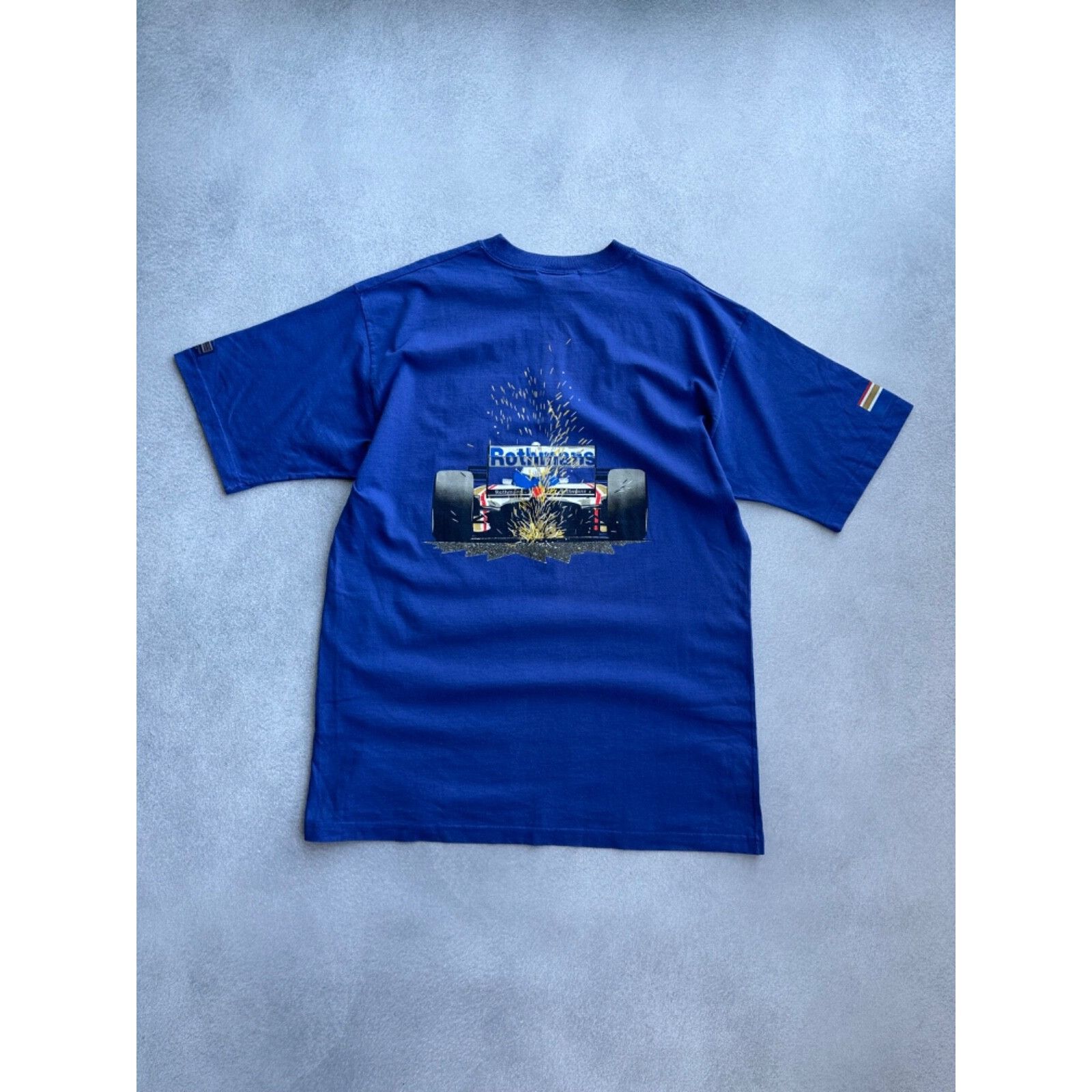 Vintage Vintage Rothmans Williams Renault F1 Racing T-shirt 90s Sz L Size US L / EU 52-54 / 3 - 7 Thumbnail