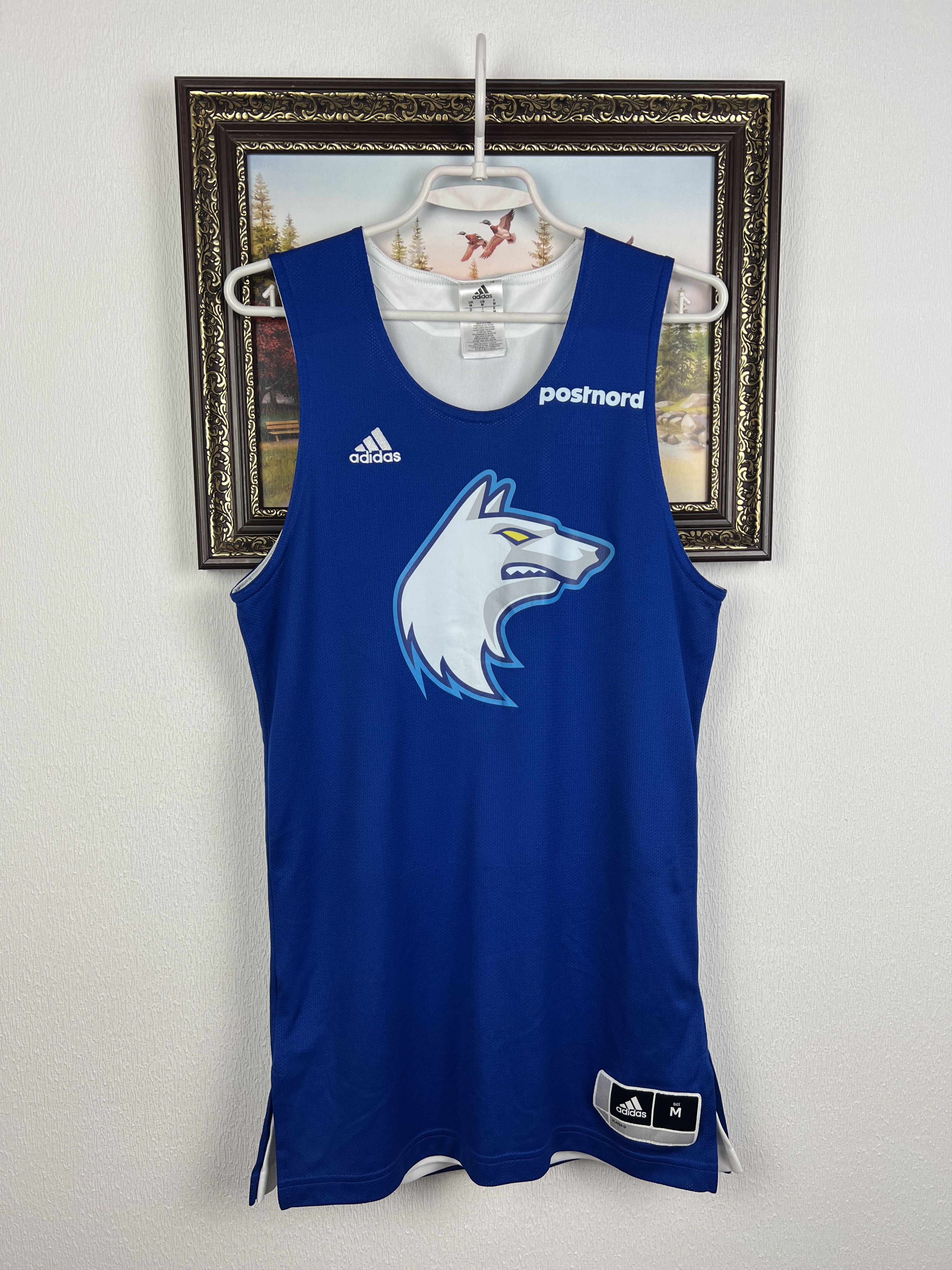 Adidas Finland Basketball Jersey National Team Reversible Shirt Size US M / EU 48-50 / 2 - 1 Thumbnail